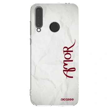 Picasee átlátszó szilikon tok az alábbi mobiltelefonokra Honor 20 Lite - Amor