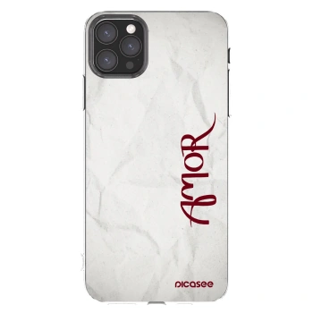 Picasee átlátszó szilikon tok az alábbi mobiltelefonokra Apple iPhone 11 Pro Max - Amor
