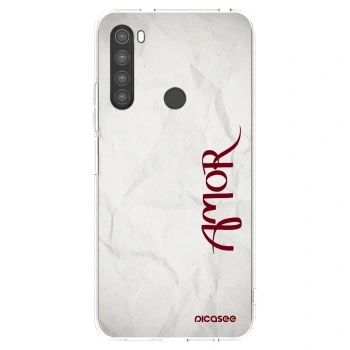 Picasee átlátszó szilikon tok az alábbi mobiltelefonokra Xiaomi Redmi Note 8 - Amor