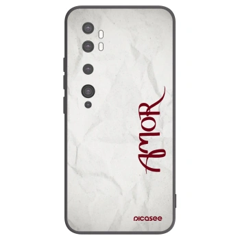 Picasee fekete szilikon tok az alábbi mobiltelefonokra Xiaomi Mi Note 10 (Pro) - Amor