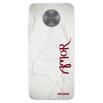 Picasee átlátszó szilikon tok az alábbi mobiltelefonokra Xiaomi Poco F2 Pro - Amor