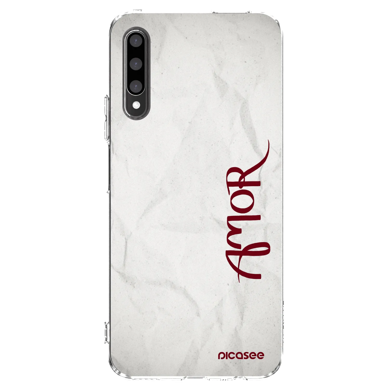 Picasee átlátszó szilikon tok az alábbi mobiltelefonokra Honor 9X Pro - Amor