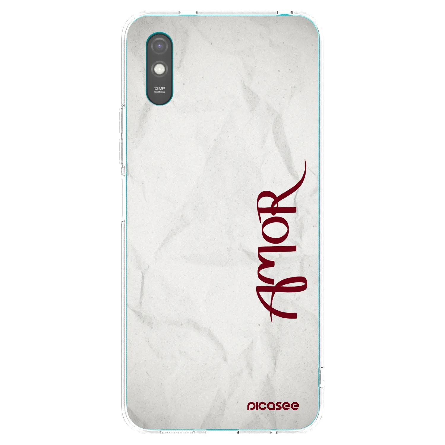 Picasee átlátszó szilikon tok az alábbi mobiltelefonokra Xiaomi Redmi 9A - Amor