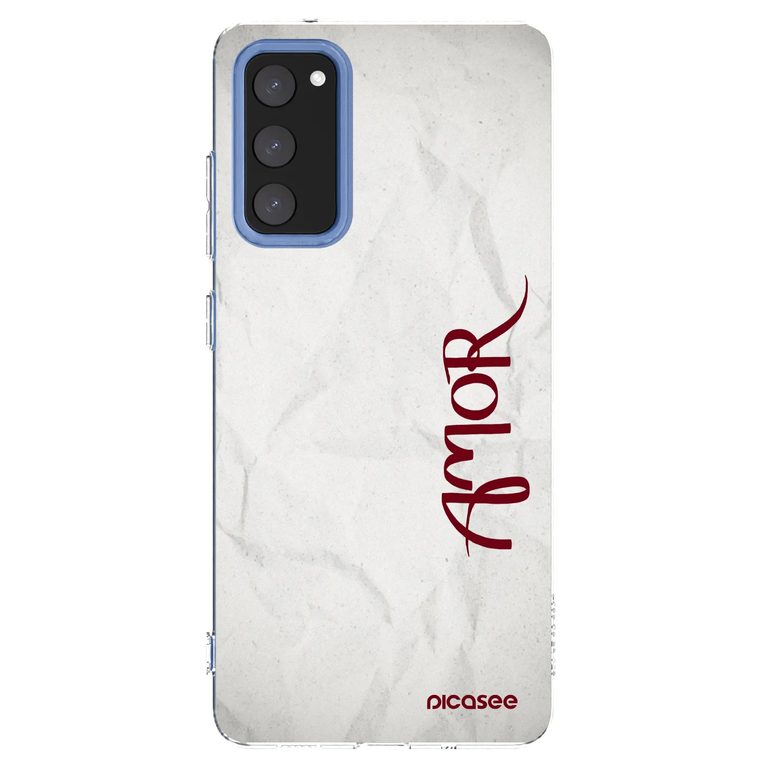 Picasee átlátszó szilikon tok az alábbi mobiltelefonokra Samsung Galaxy S20 FE - Amor