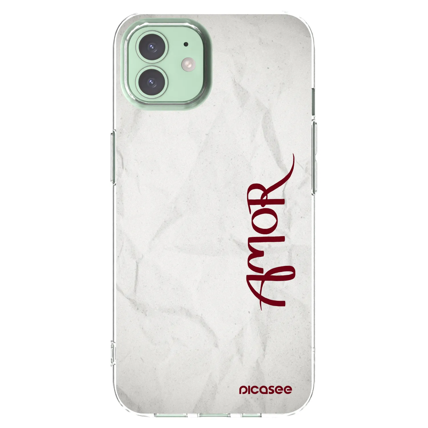 Picasee átlátszó szilikon tok az alábbi mobiltelefonokra Apple iPhone 12 Pro - Amor