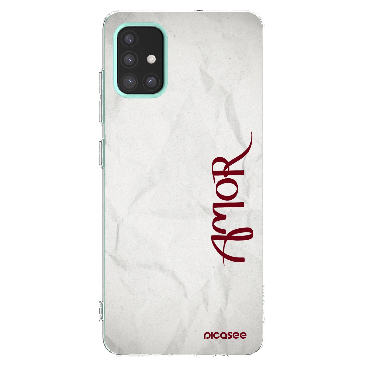 Picasee átlátszó szilikon tok az alábbi mobiltelefonokra Samsung Galaxy M31s - Amor