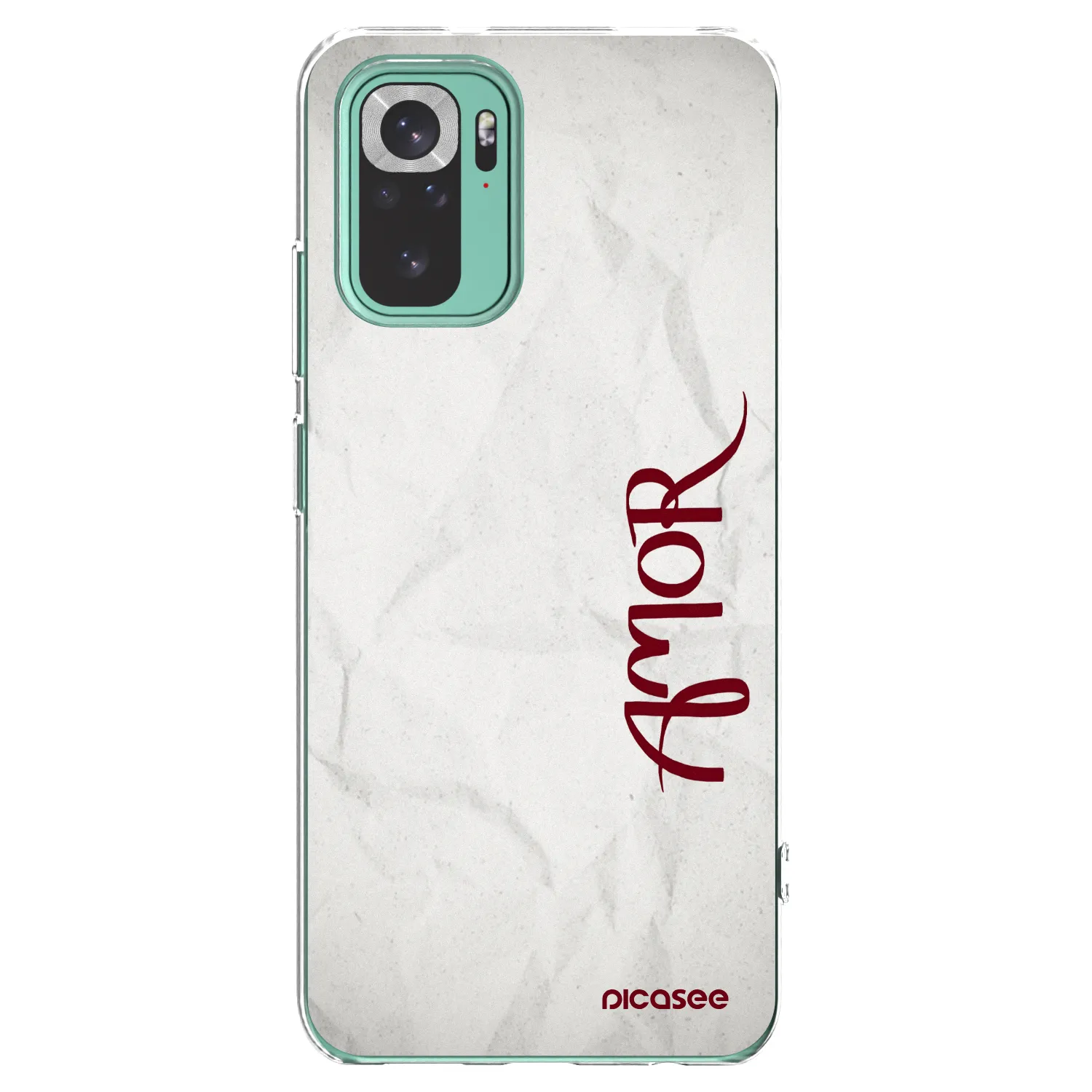 Picasee átlátszó szilikon tok az alábbi mobiltelefonokra Xiaomi Redmi Note 10 Pro - Amor