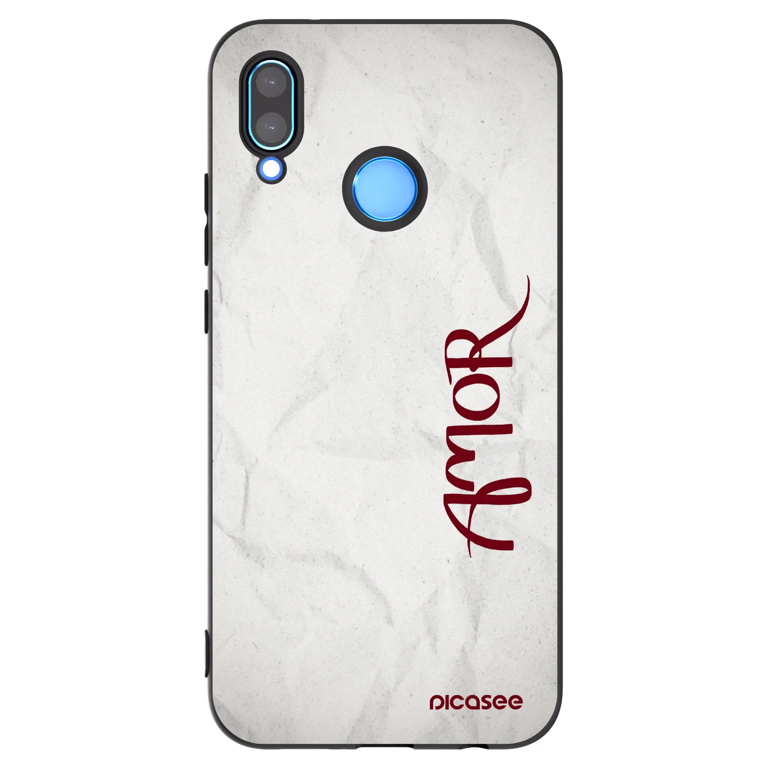 Picasee fekete szilikon tok az alábbi mobiltelefonokra Huawei P20 Lite - Amor