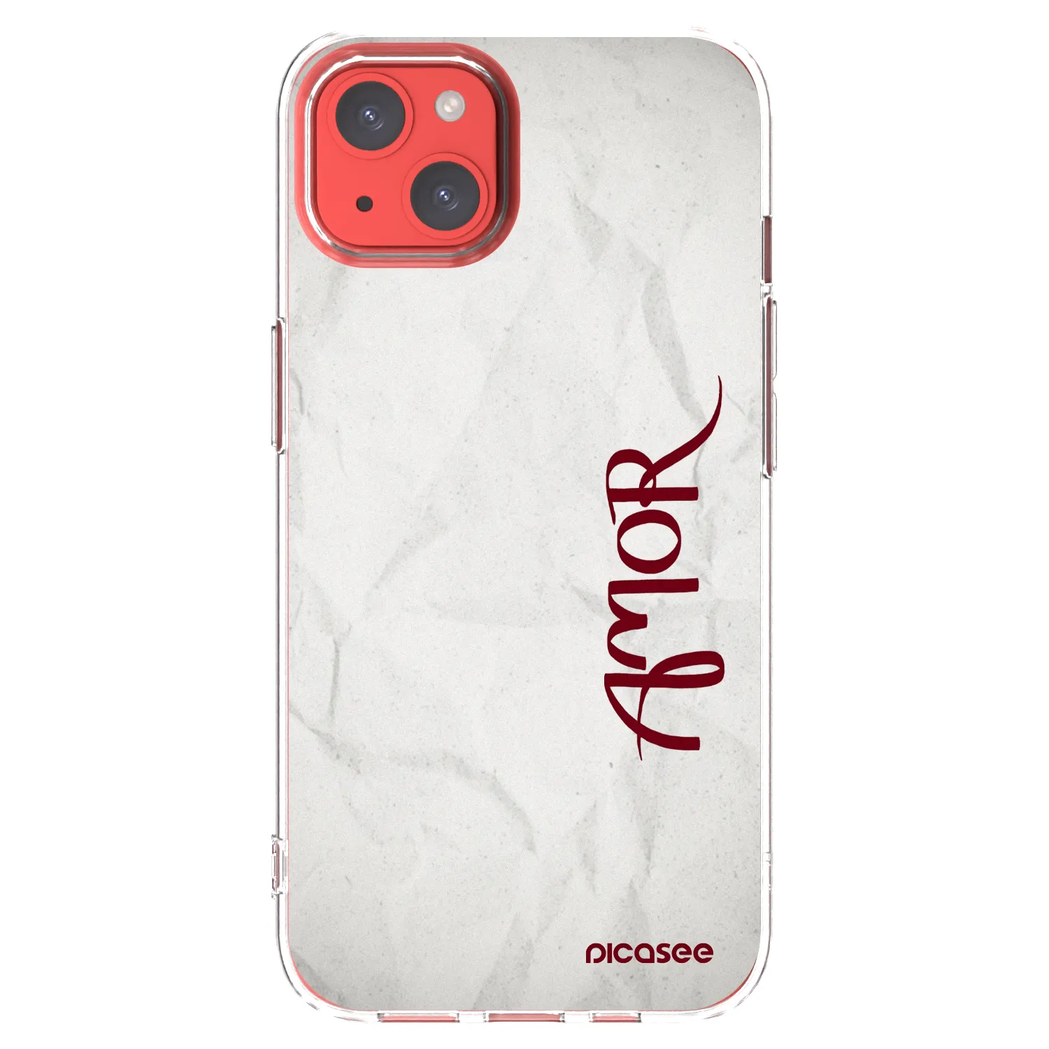 Picasee átlátszó szilikon tok az alábbi mobiltelefonokra Apple iPhone 13 - Amor
