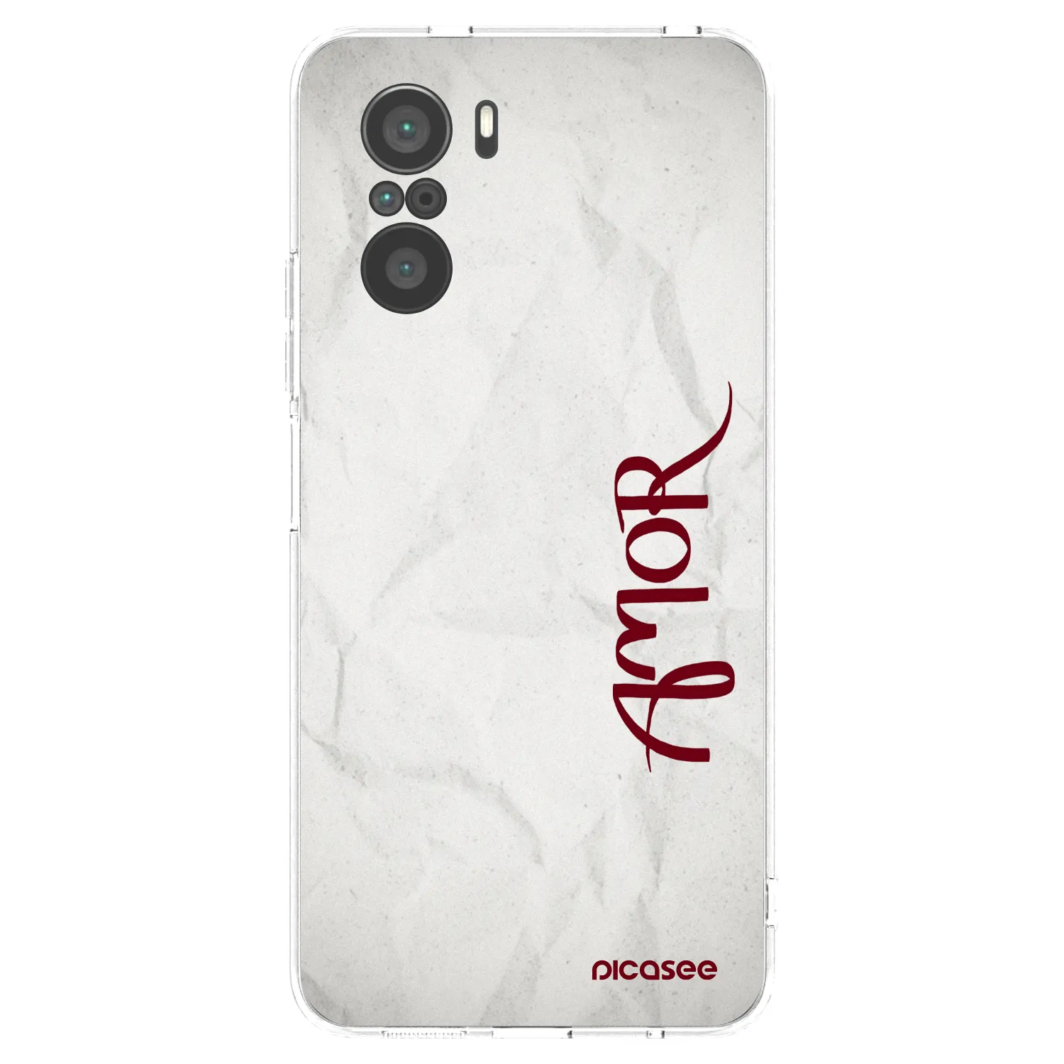 Picasee átlátszó szilikon tok az alábbi mobiltelefonokra Xiaomi Poco F3 - Amor