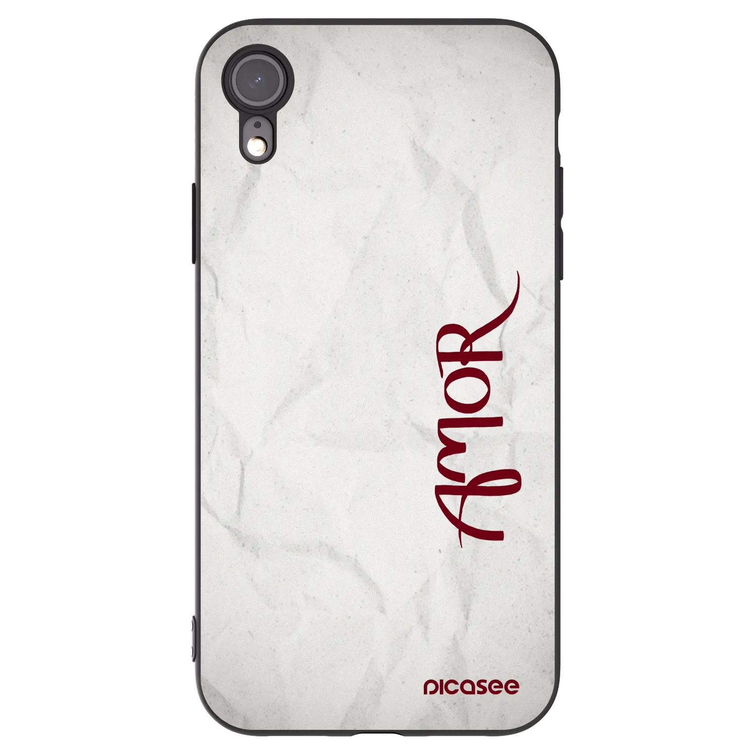 Picasee fekete szilikon tok az alábbi mobiltelefonokra Apple iPhone 6 Plus/6S Plus - Amor