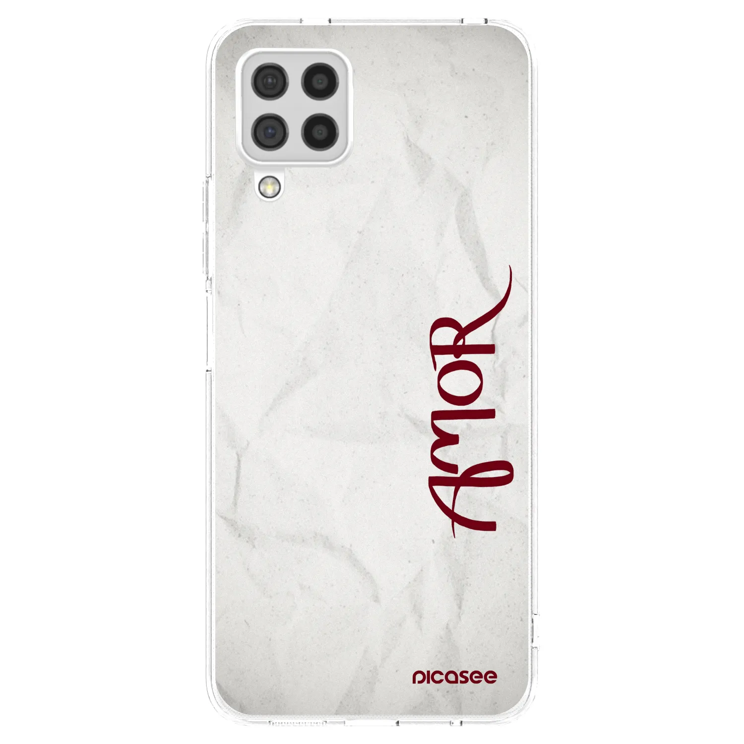 Picasee átlátszó szilikon tok az alábbi mobiltelefonokra Samsung Galaxy A22 A225F 4G - Amor