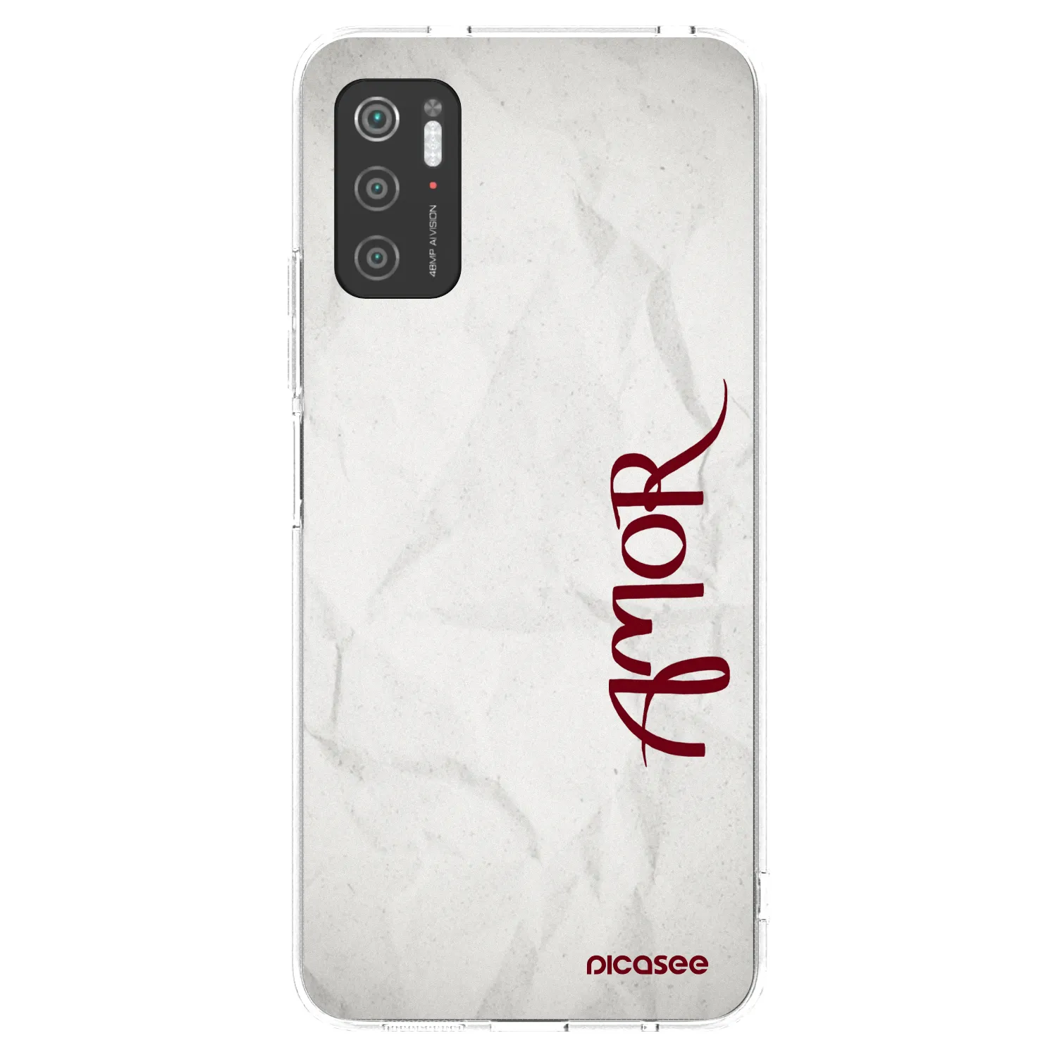 Picasee átlátszó szilikon tok az alábbi mobiltelefonokra Xiaomi Poco M3 Pro 5G - Amor