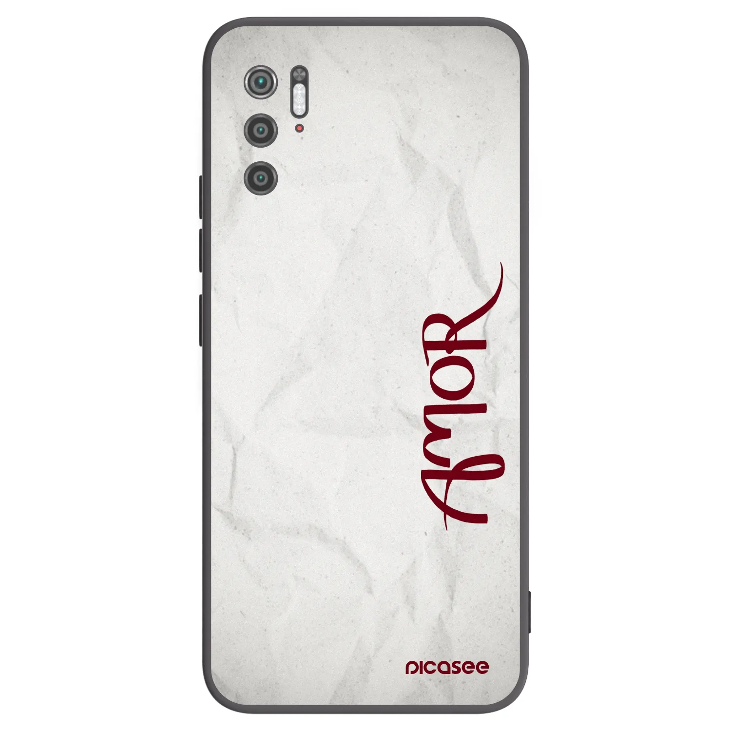 Picasee fekete szilikon tok az alábbi mobiltelefonokra Xiaomi Poco M3 Pro 5G - Amor