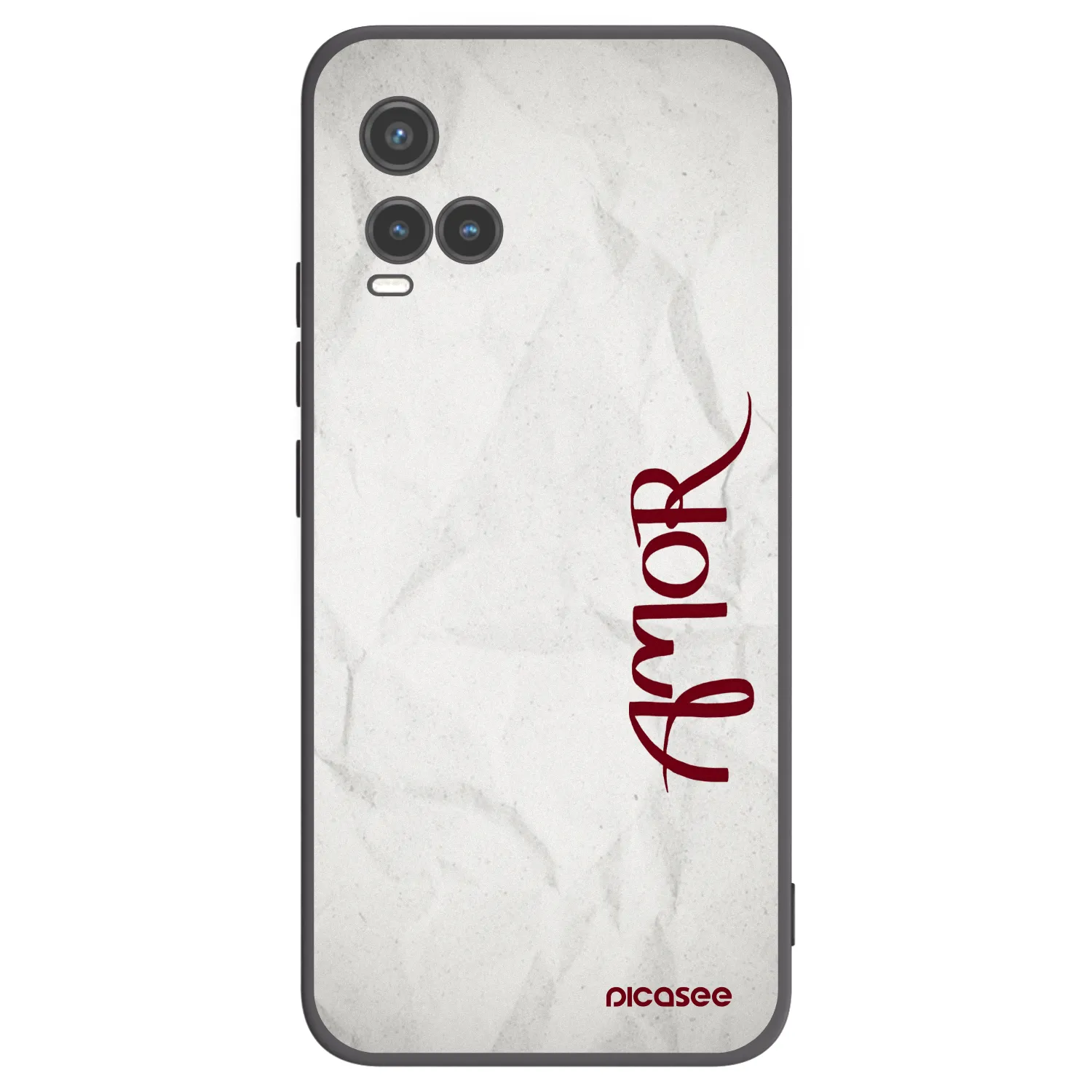 Picasee fekete szilikon tok az alábbi mobiltelefonokra Vivo Y33s - Amor