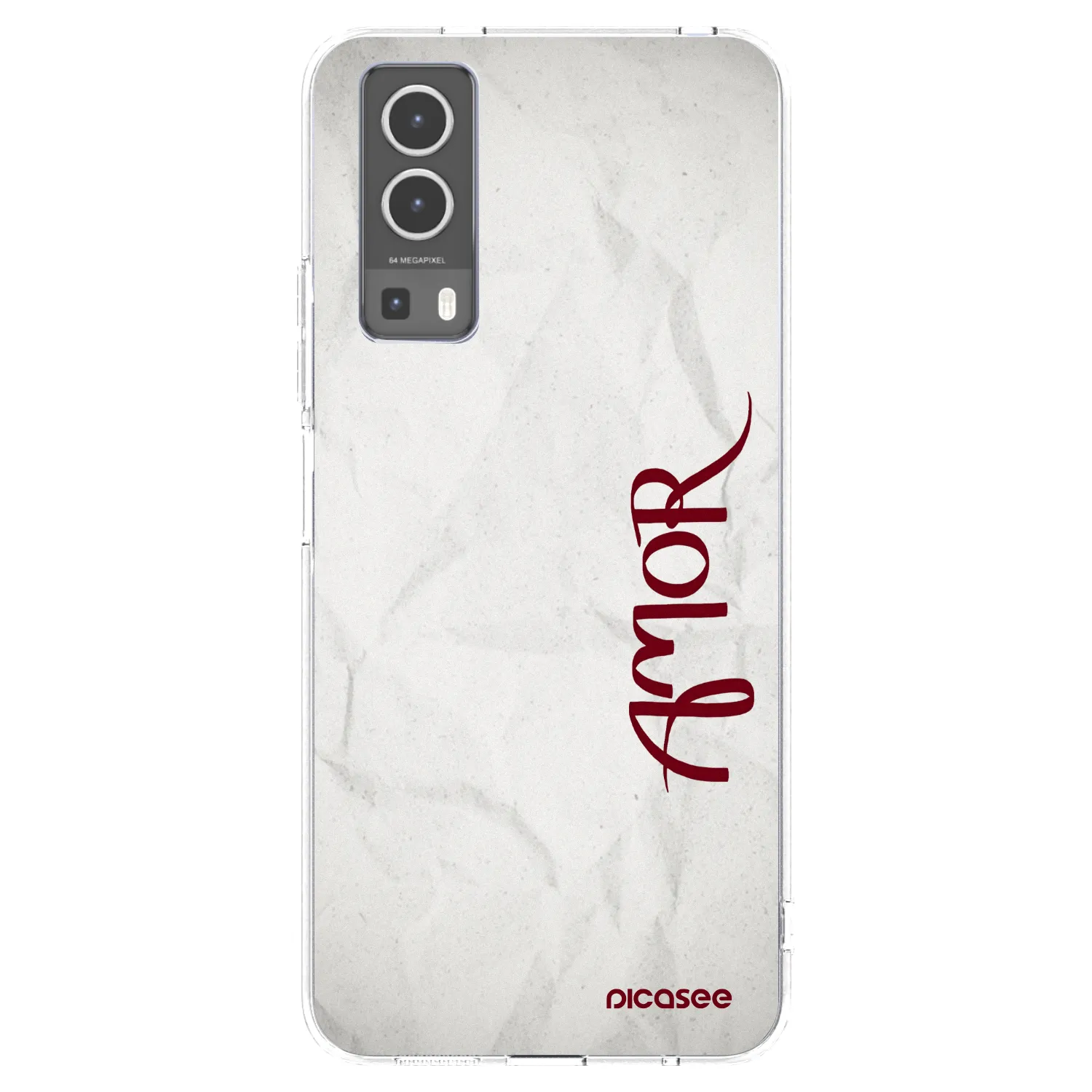 Picasee átlátszó szilikon tok az alábbi mobiltelefonokra Vivo Y72 5G - Amor