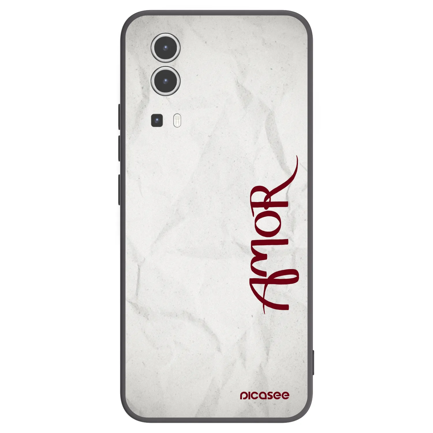 Picasee fekete szilikon tok az alábbi mobiltelefonokra Vivo Y72 5G - Amor
