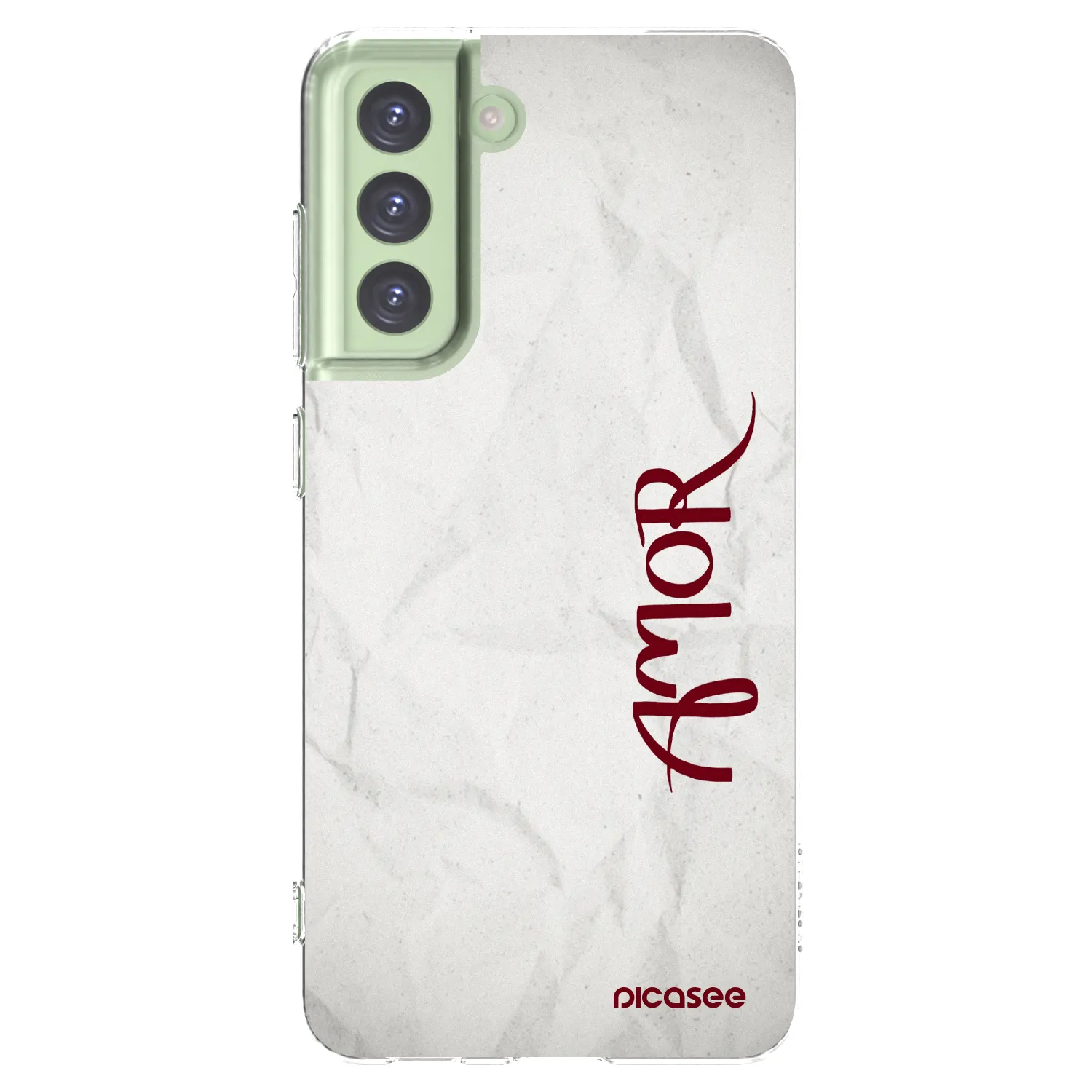Picasee átlátszó szilikon tok az alábbi mobiltelefonokra Samsung Galaxy S21 FE 5G - Amor