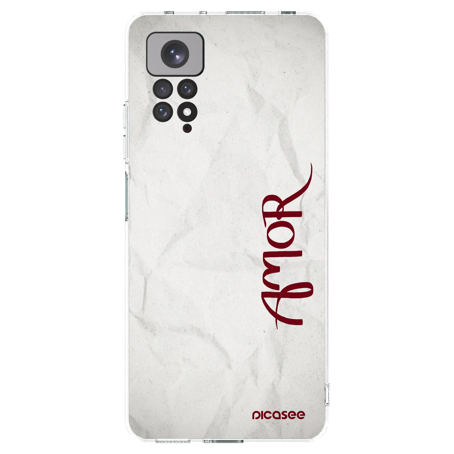 Picasee átlátszó szilikon tok az alábbi mobiltelefonokra Xiaomi Redmi Note 11 - Amor