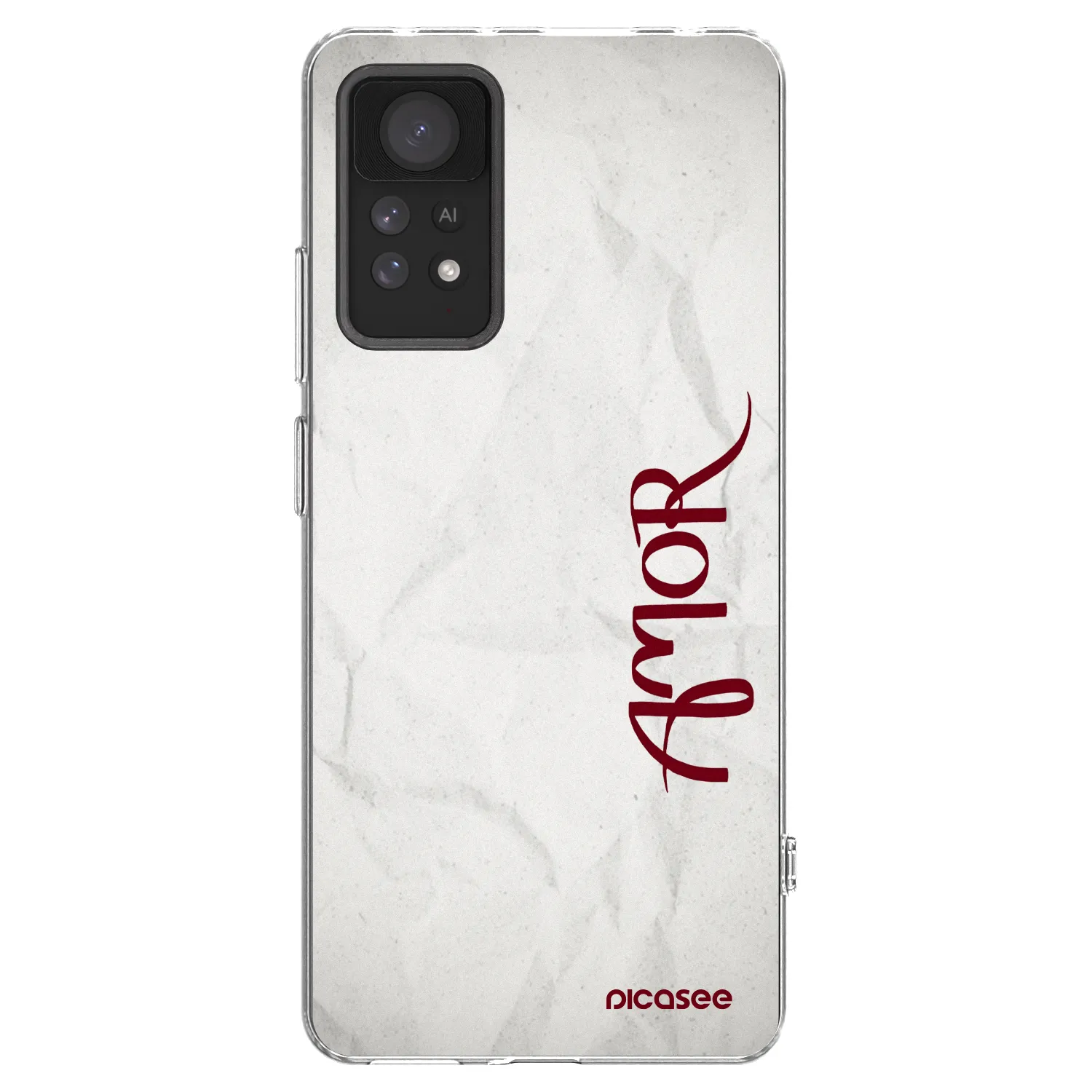 Picasee átlátszó szilikon tok az alábbi mobiltelefonokra Xiaomi Redmi Note 11 Pro - Amor