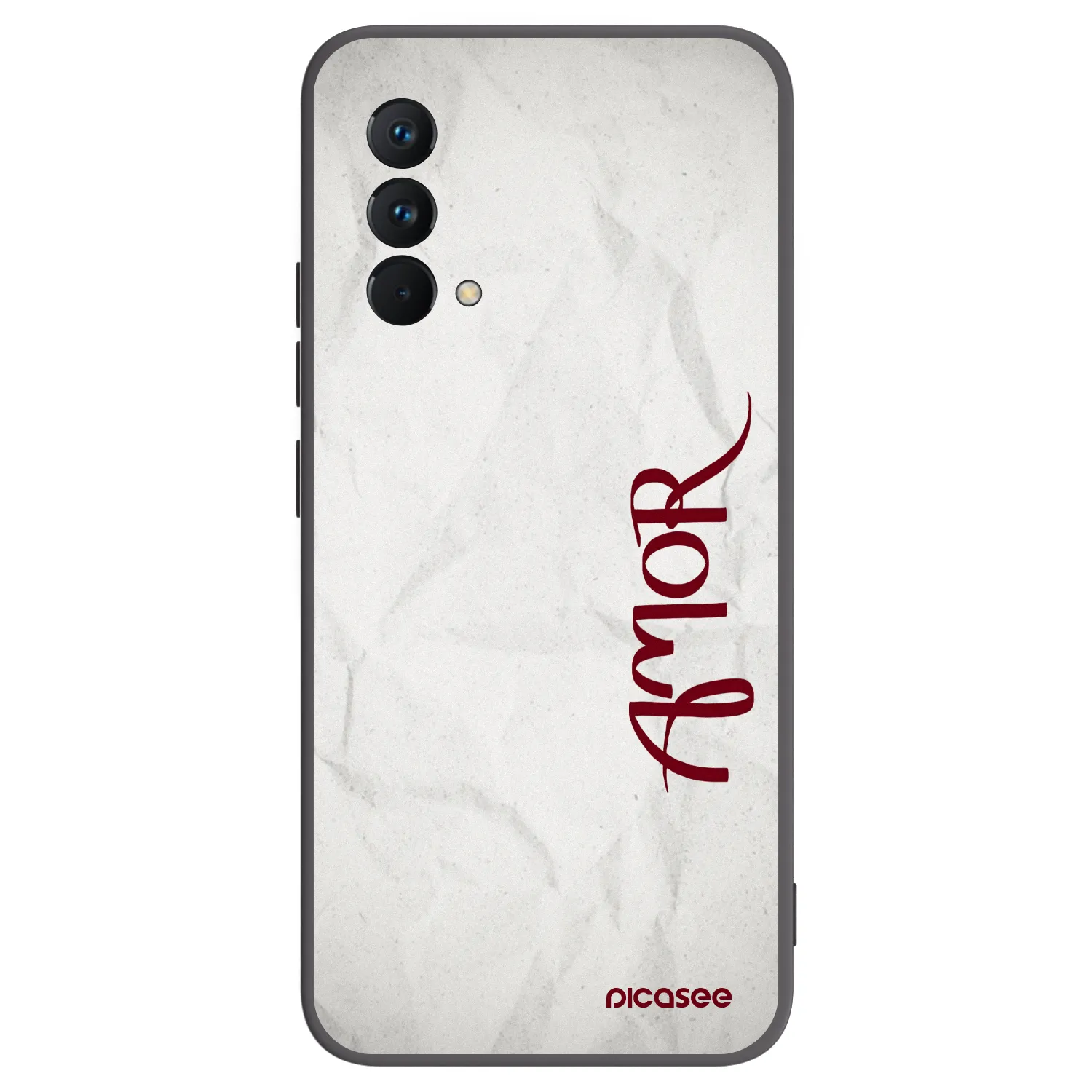 Picasee fekete szilikon tok az alábbi mobiltelefonokra Realme GT Master Edition 5G - Amor