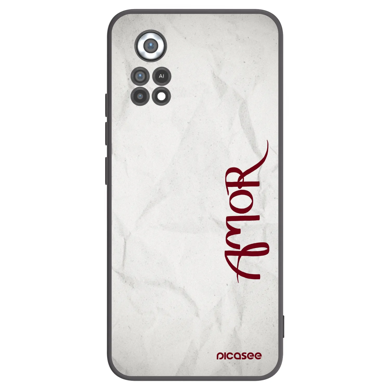 Picasee fekete szilikon tok az alábbi mobiltelefonokra Xiaomi Poco X4 Pro 5G - Amor