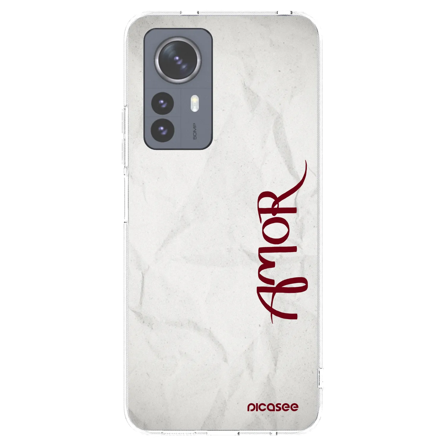 Picasee átlátszó szilikon tok az alábbi mobiltelefonokra Xiaomi 12 Pro - Amor