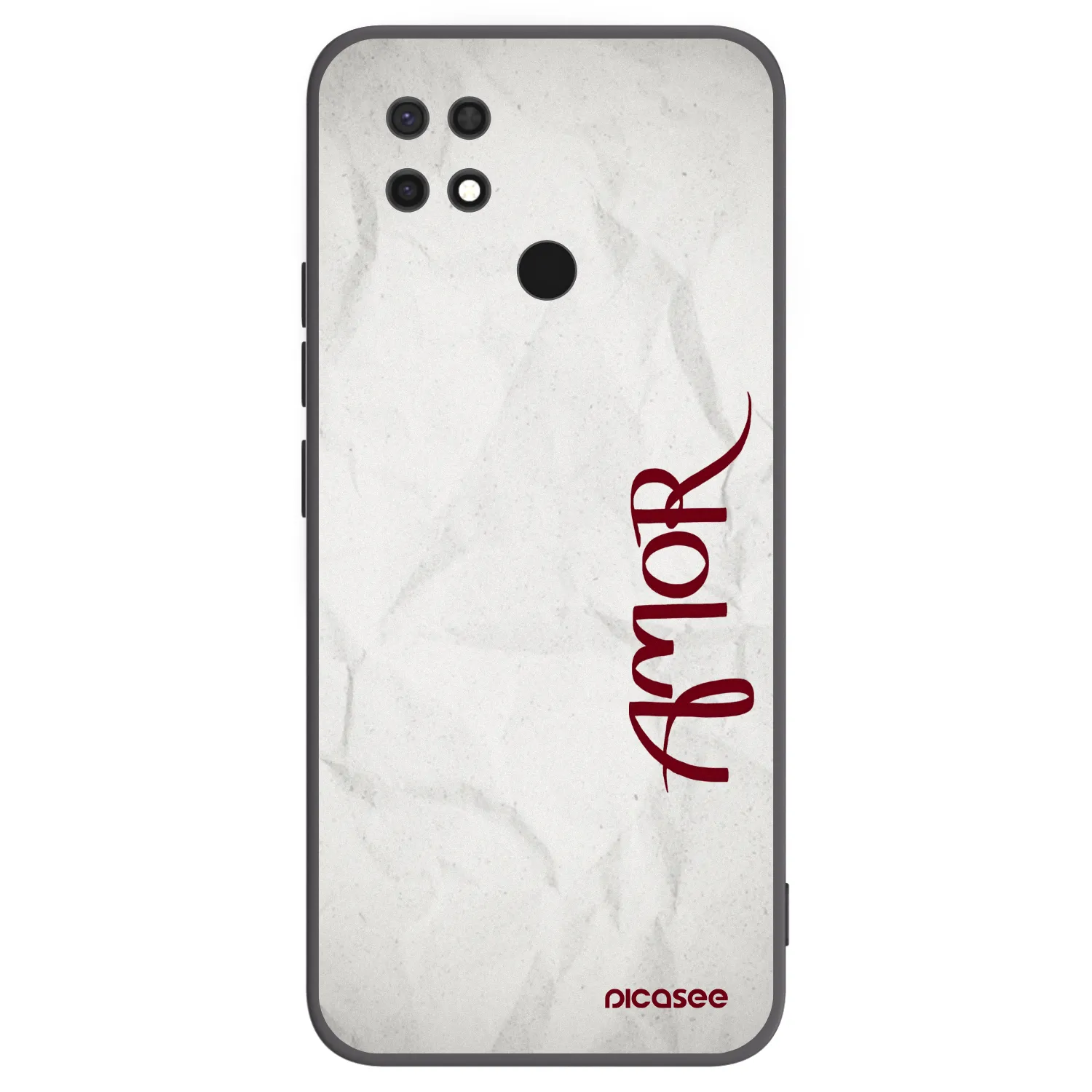 Picasee fekete szilikon tok az alábbi mobiltelefonokra Xiaomi Redmi 10C - Amor