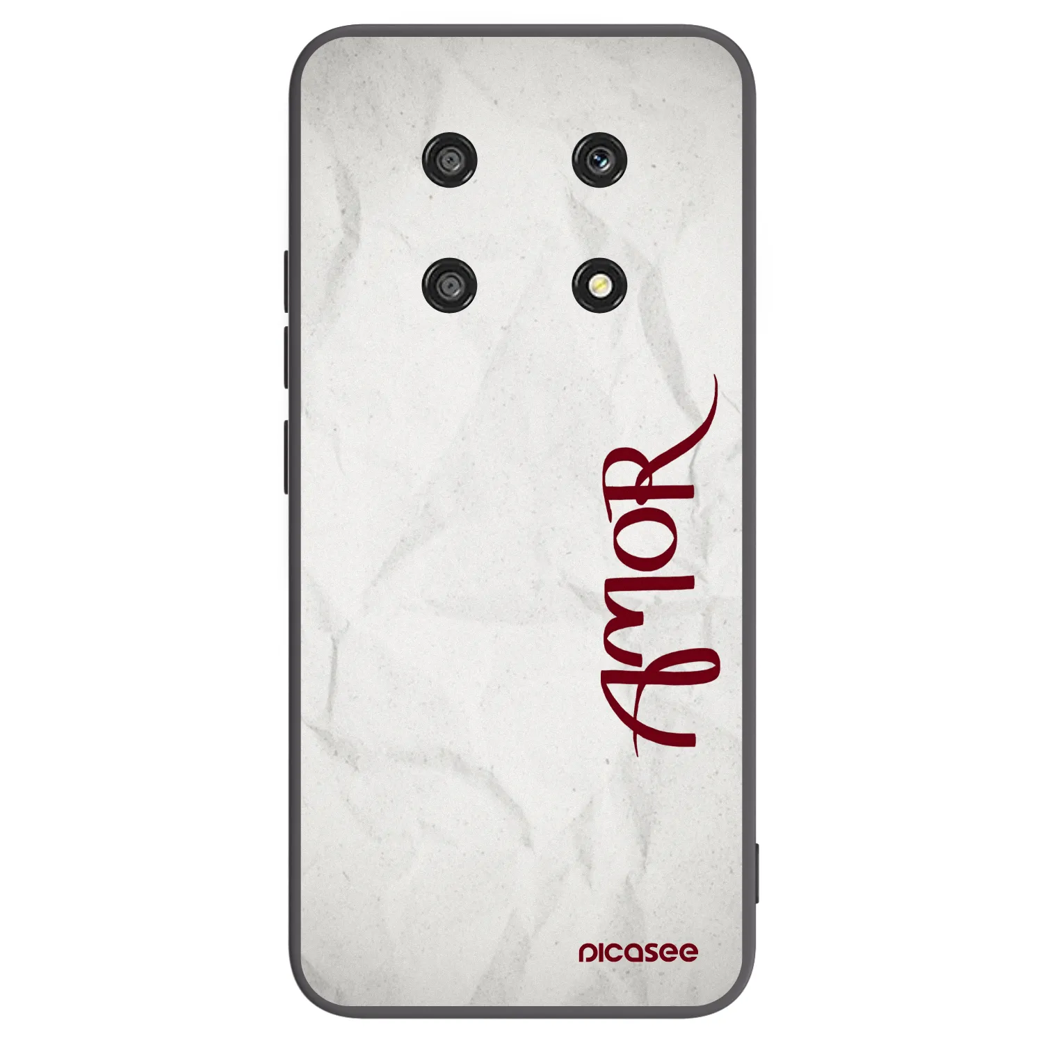 Picasee fekete szilikon tok az alábbi mobiltelefonokra Honor Magic4 Lite 5G - Amor