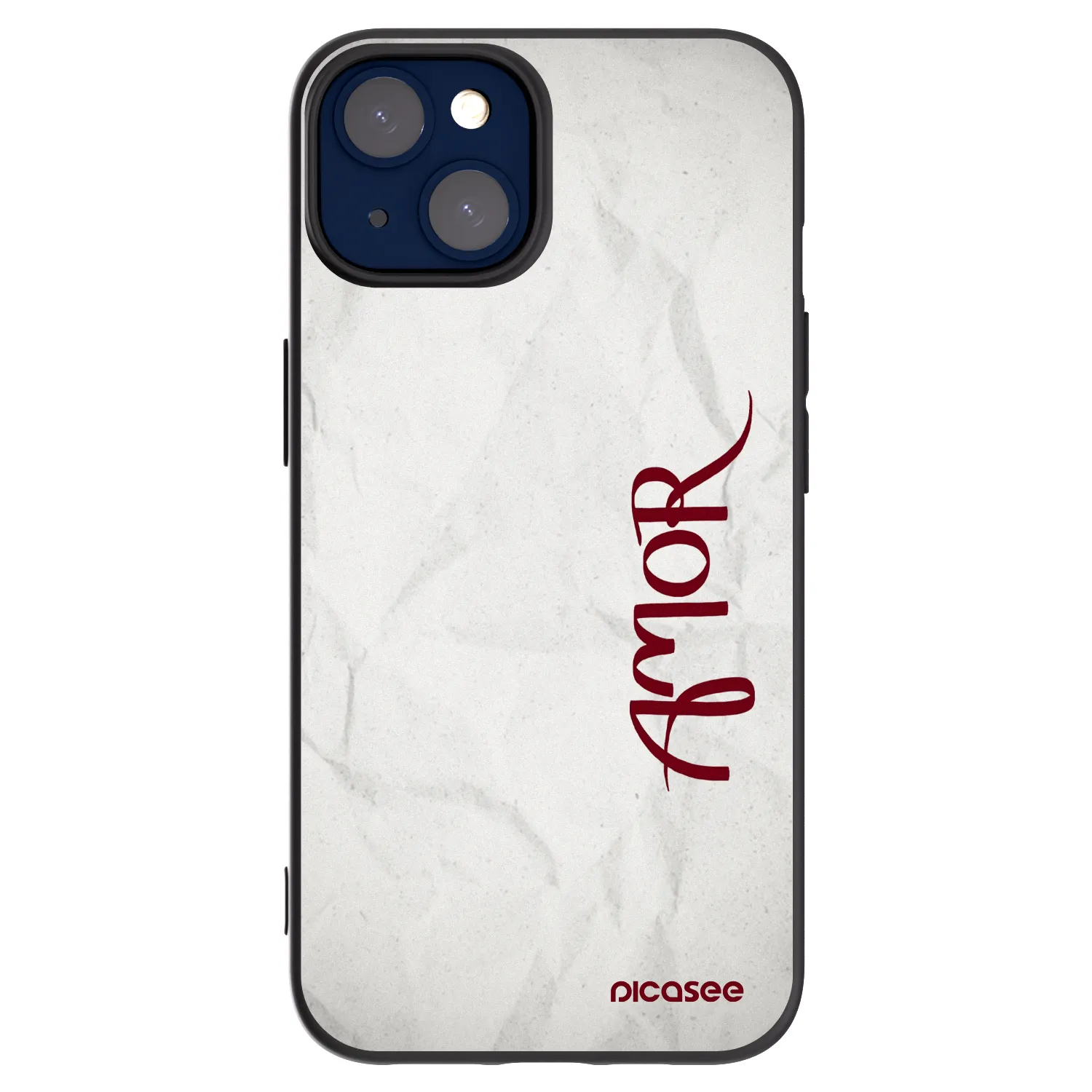 Picasee fekete szilikon tok az alábbi mobiltelefonokra Apple iPhone 14 - Amor