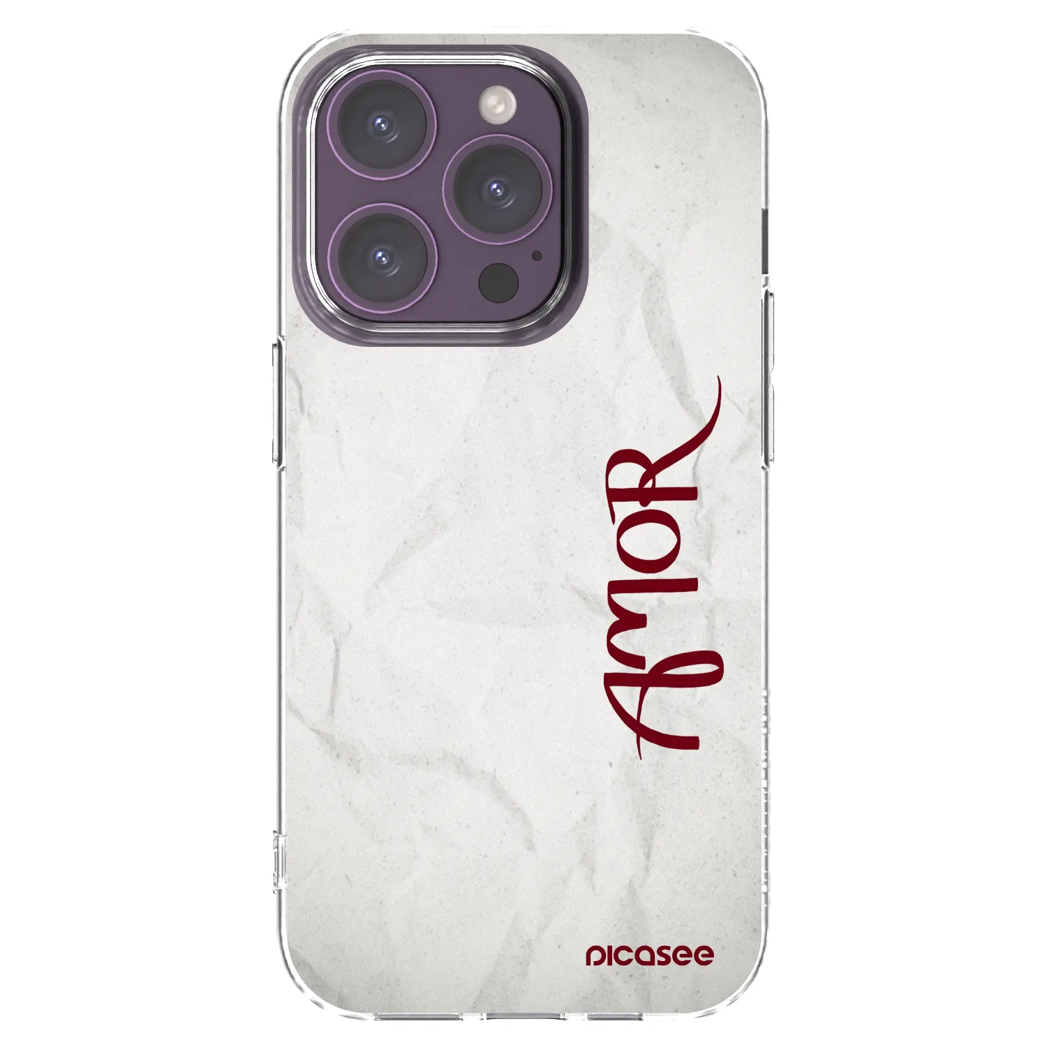 Picasee átlátszó szilikon tok az alábbi mobiltelefonokra Apple iPhone 14 Pro - Amor