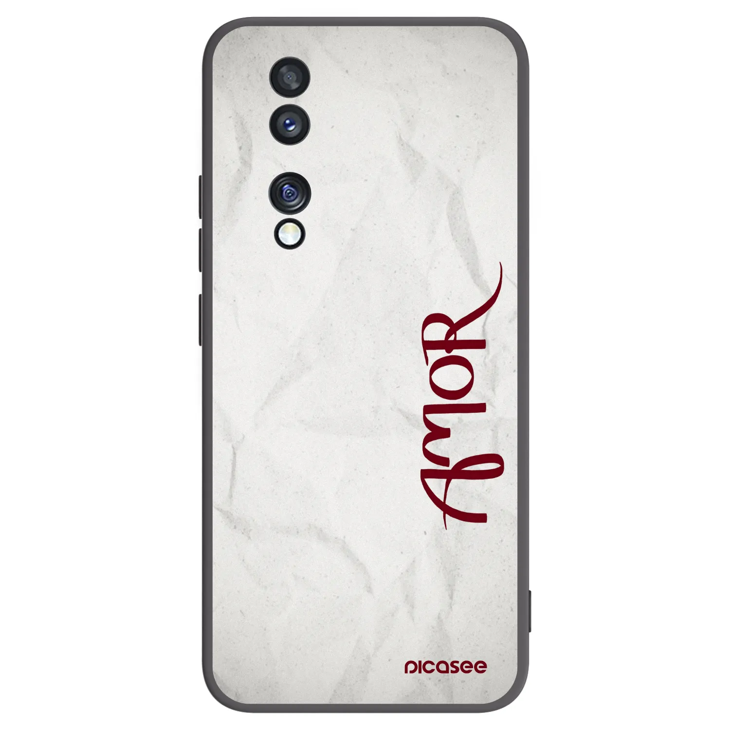 Picasee fekete szilikon tok az alábbi mobiltelefonokra Honor 70 - Amor