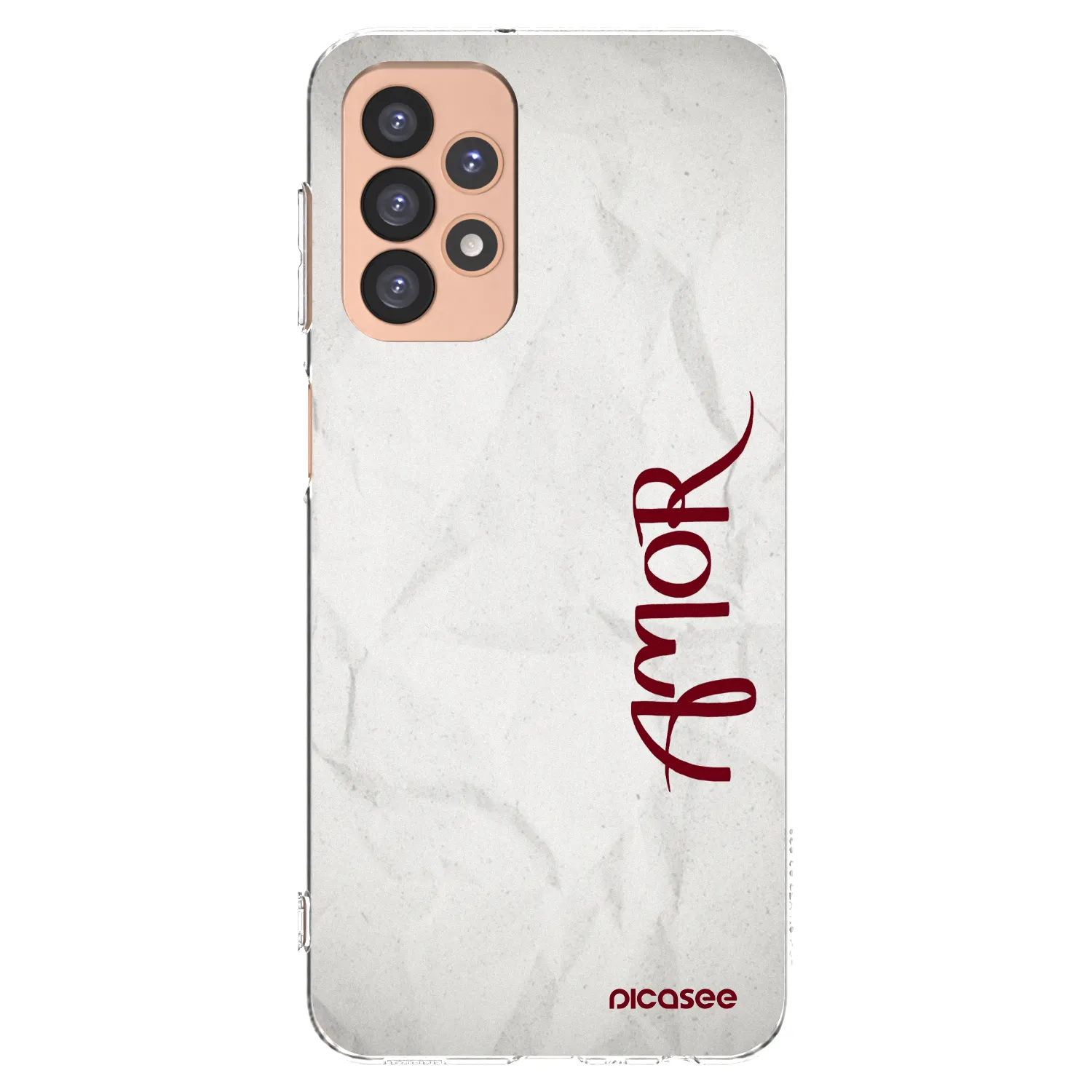 Picasee átlátszó szilikon tok az alábbi mobiltelefonokra Samsung Galaxy A23 A236B 5G - Amor