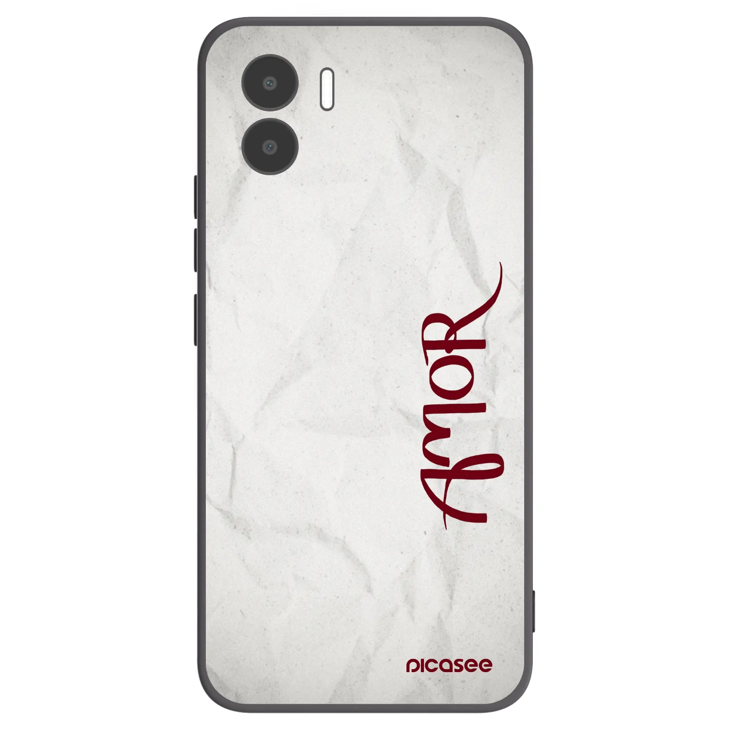 Picasee fekete szilikon tok az alábbi mobiltelefonokra Xiaomi Redmi A1 - Amor