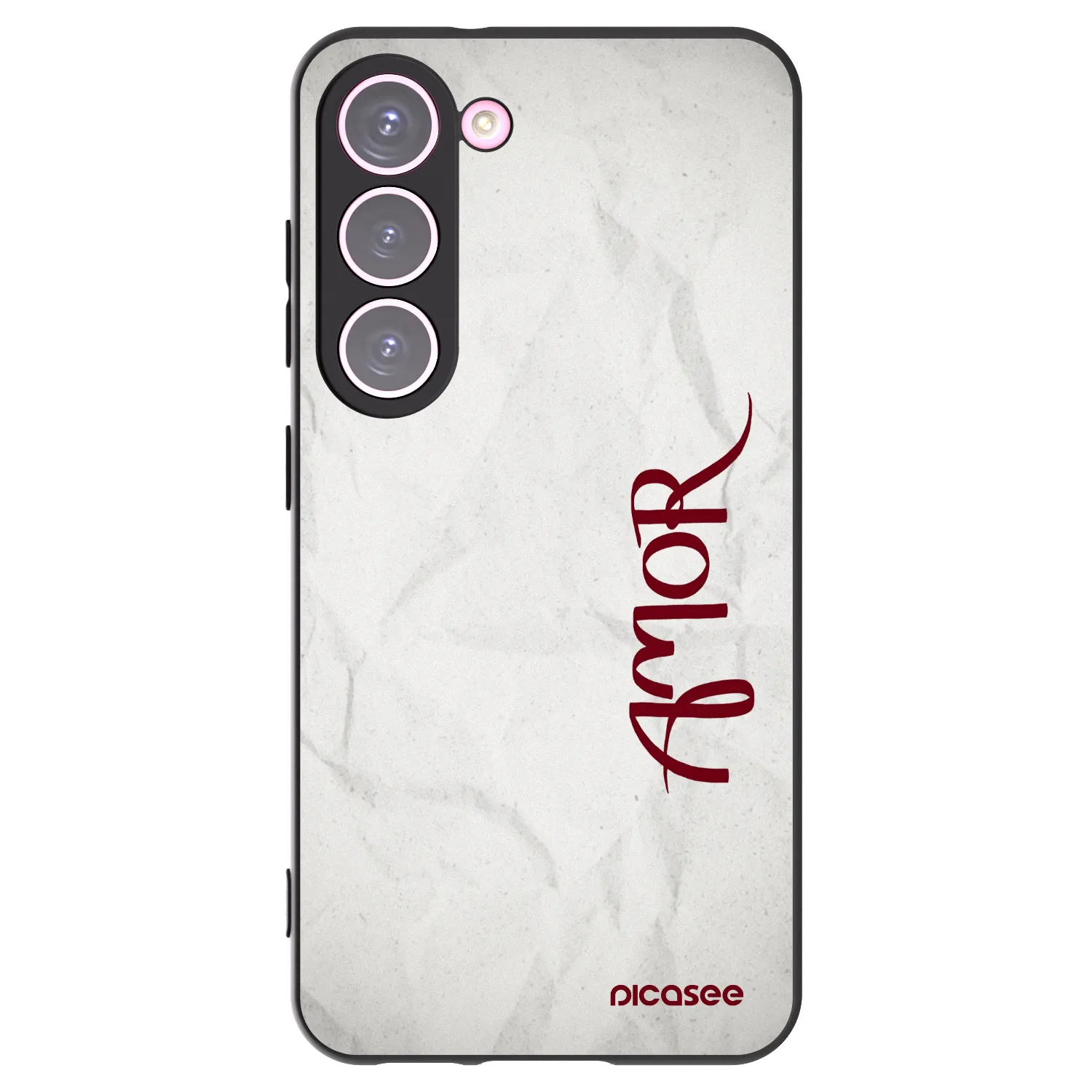 Picasee fekete szilikon tok az alábbi mobiltelefonokra Samsung Galaxy S23 5G - Amor