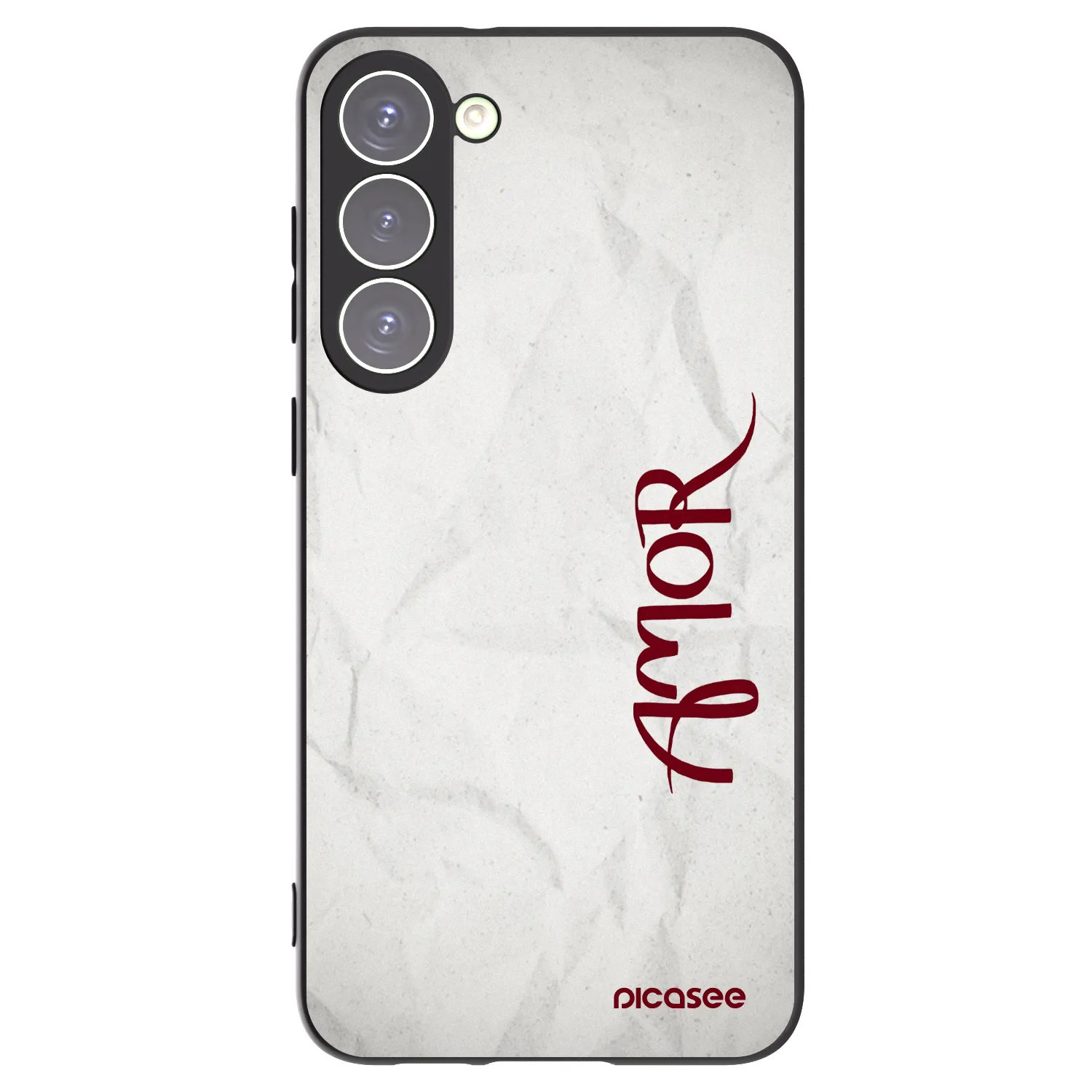 Picasee fekete szilikon tok az alábbi mobiltelefonokra Samsung Galaxy S23+ 5G - Amor