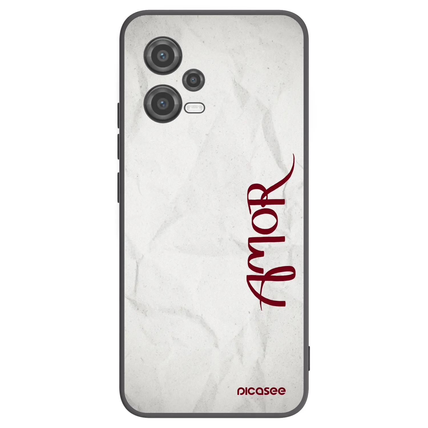 Picasee fekete szilikon tok az alábbi mobiltelefonokra Xiaomi Poco X5 - Amor