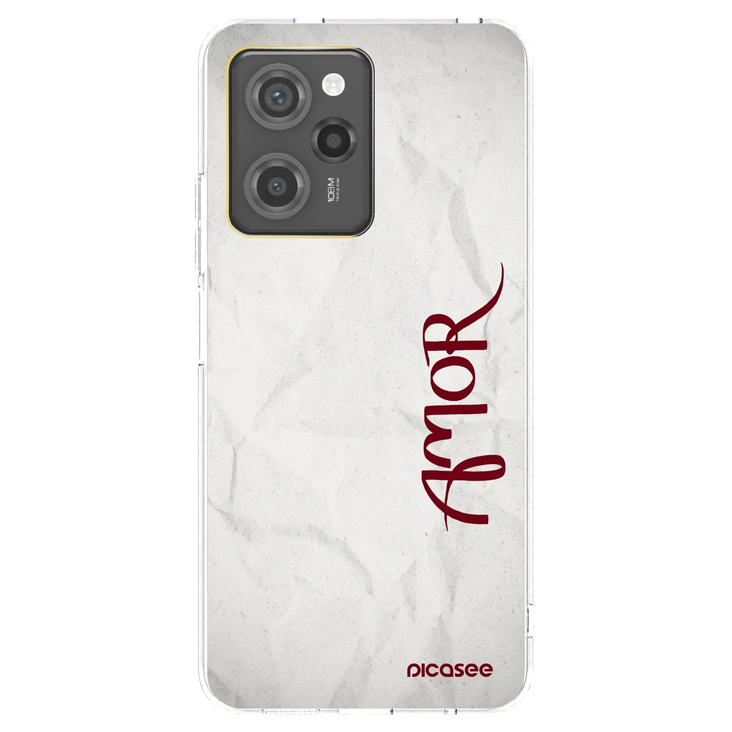 Picasee átlátszó szilikon tok az alábbi mobiltelefonokra Xiaomi Poco X5 Pro - Amor