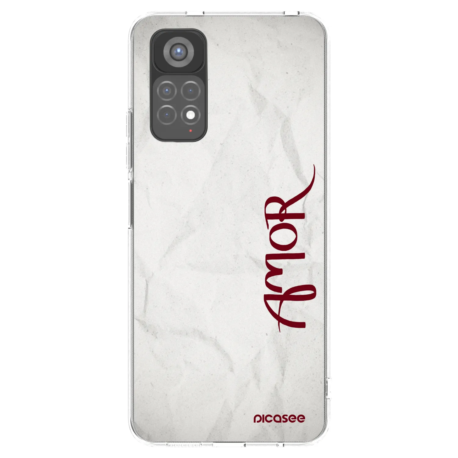 Picasee átlátszó szilikon tok az alábbi mobiltelefonokra Xiaomi Redmi Note 11S 5G - Amor