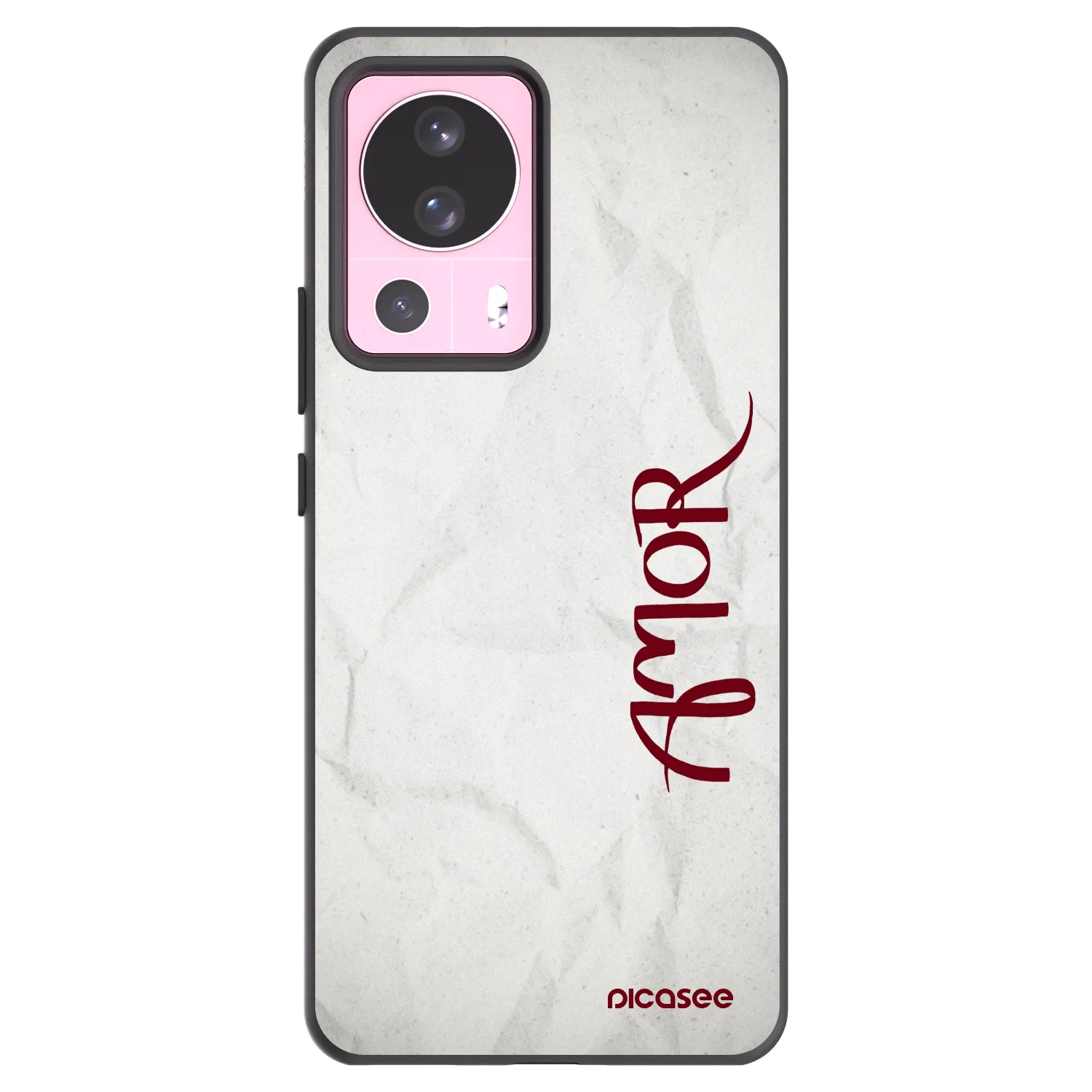 Picasee fekete szilikon tok az alábbi mobiltelefonokra Xiaomi 13 Lite - Amor