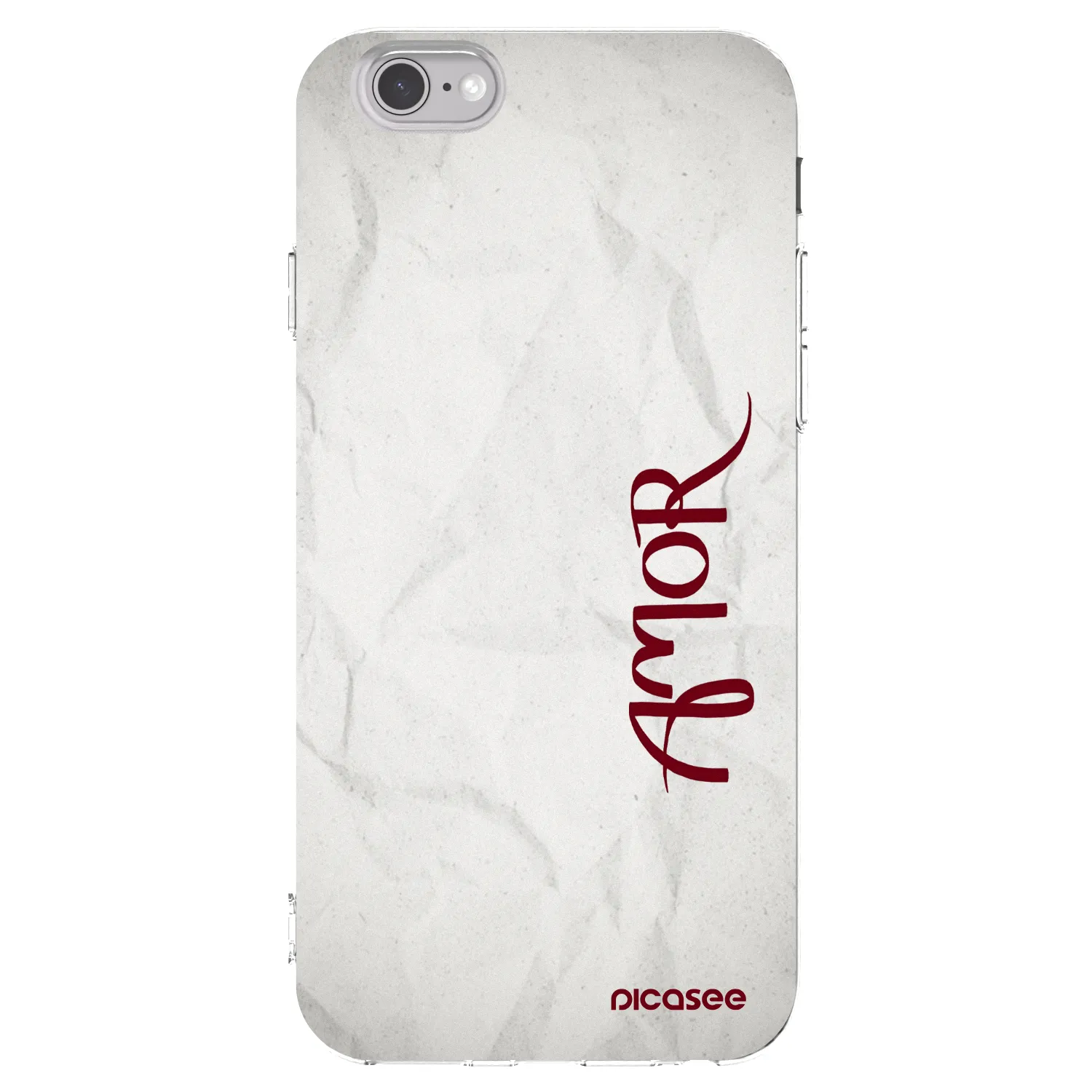 Picasee átlátszó szilikon tok az alábbi mobiltelefonokra Apple iPhone 6/6S - Amor