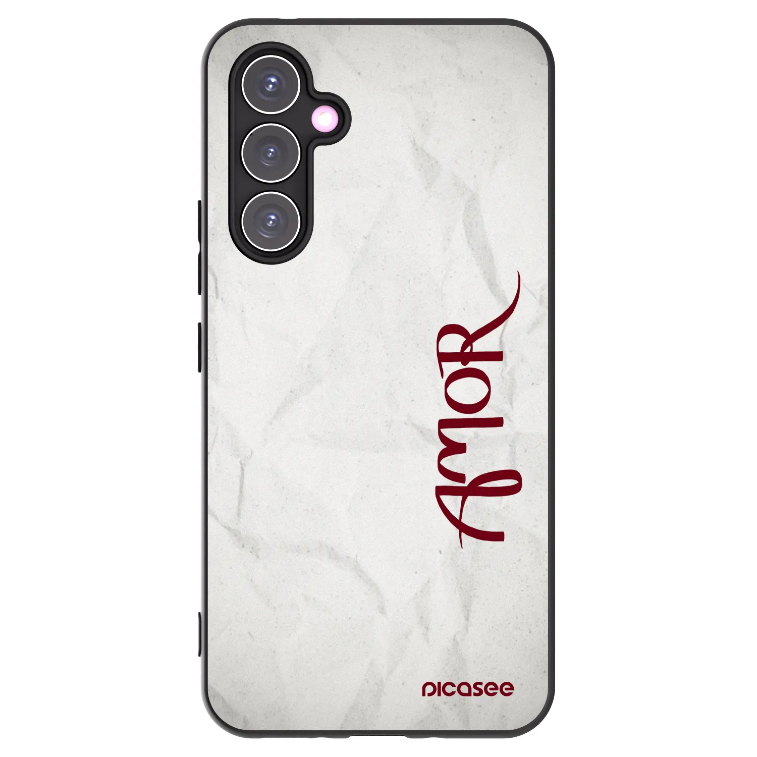 Picasee fekete szilikon tok az alábbi mobiltelefonokra Samsung Galaxy A54 5G A546B - Amor