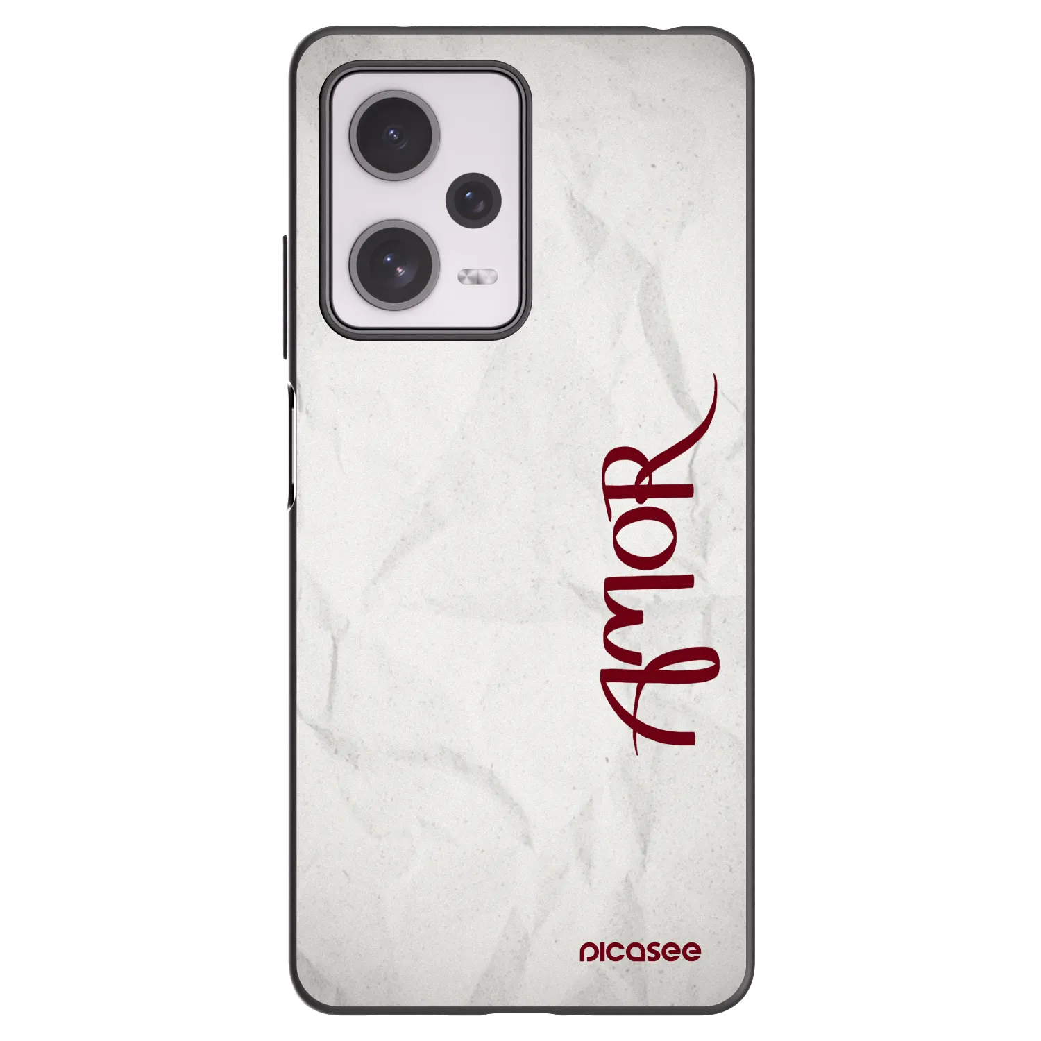 Picasee fekete szilikon tok az alábbi mobiltelefonokra Xiaomi Redmi Note 12 Pro+ 5G - Amor