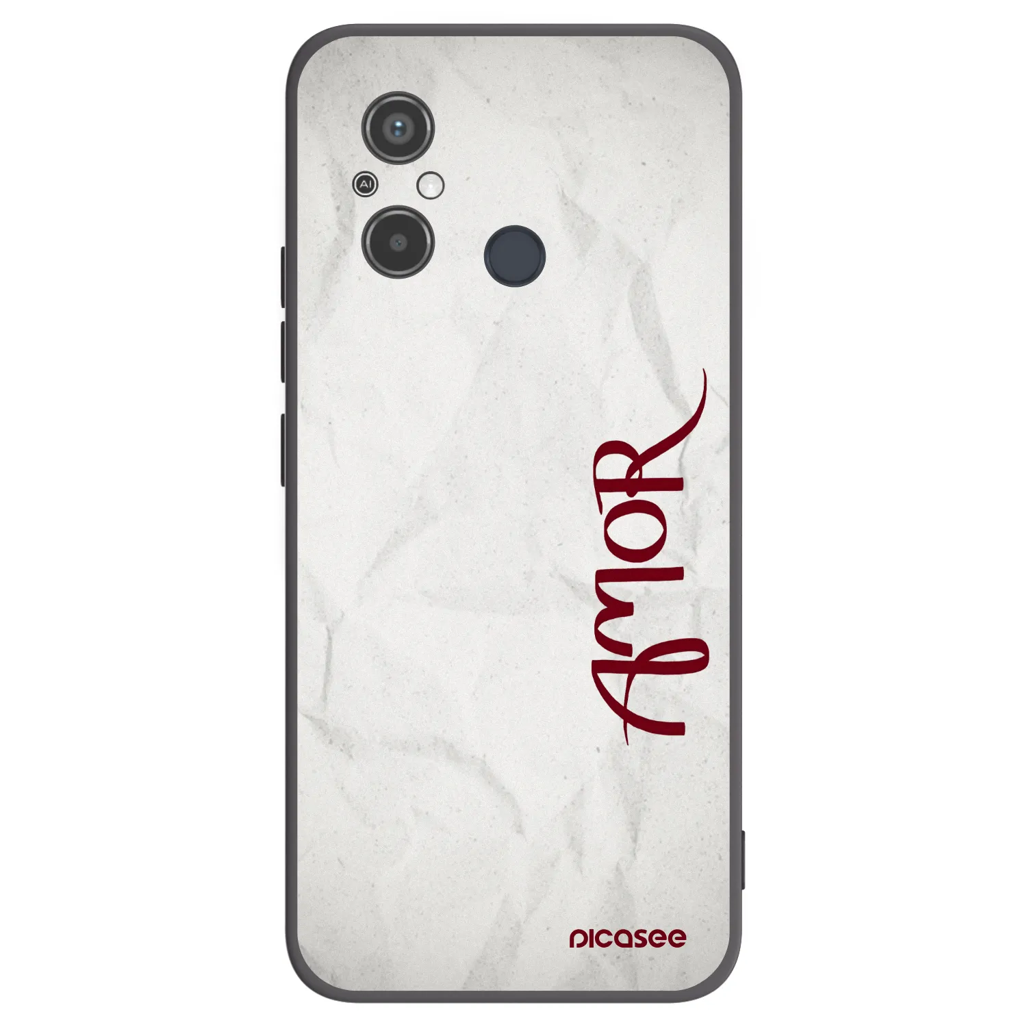 Picasee fekete szilikon tok az alábbi mobiltelefonokra Xiaomi Redmi 12C - Amor