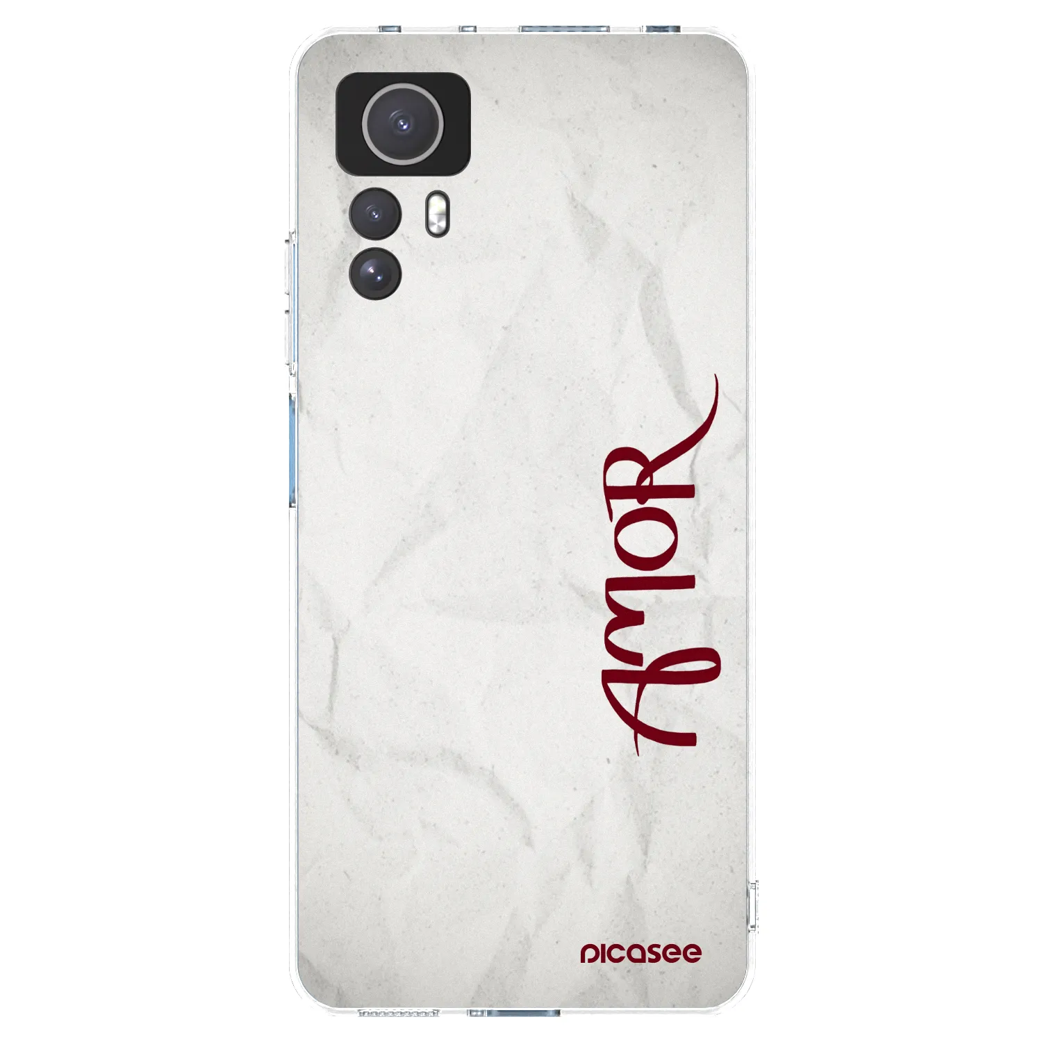 Picasee átlátszó szilikon tok az alábbi mobiltelefonokra Xiaomi Redmi Note 12S - Amor