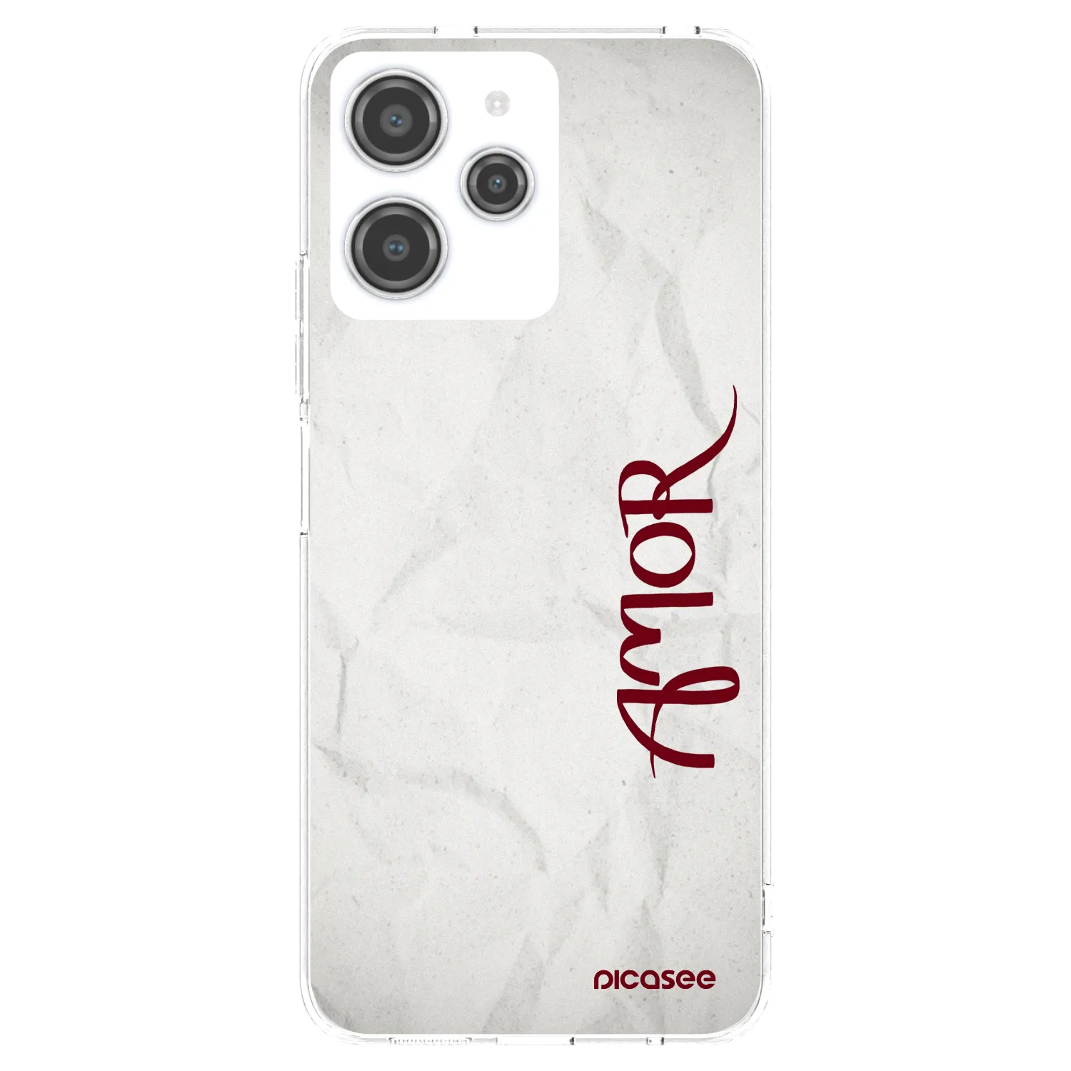 Picasee átlátszó szilikon tok az alábbi mobiltelefonokra Xiaomi Redmi 12 4G - Amor