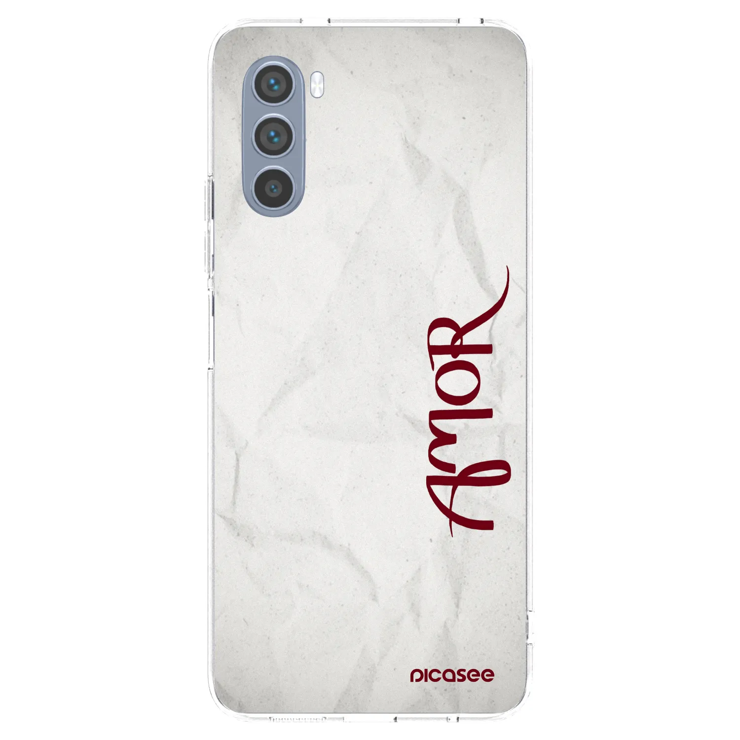 Picasee átlátszó szilikon tok az alábbi mobiltelefonokra Motorola Moto G62 - Amor