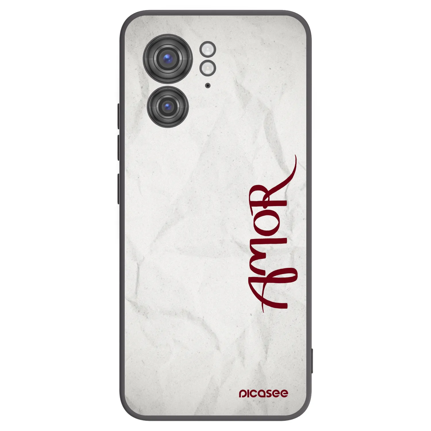 Picasee fekete szilikon tok az alábbi mobiltelefonokra Motorola Edge 40 - Amor