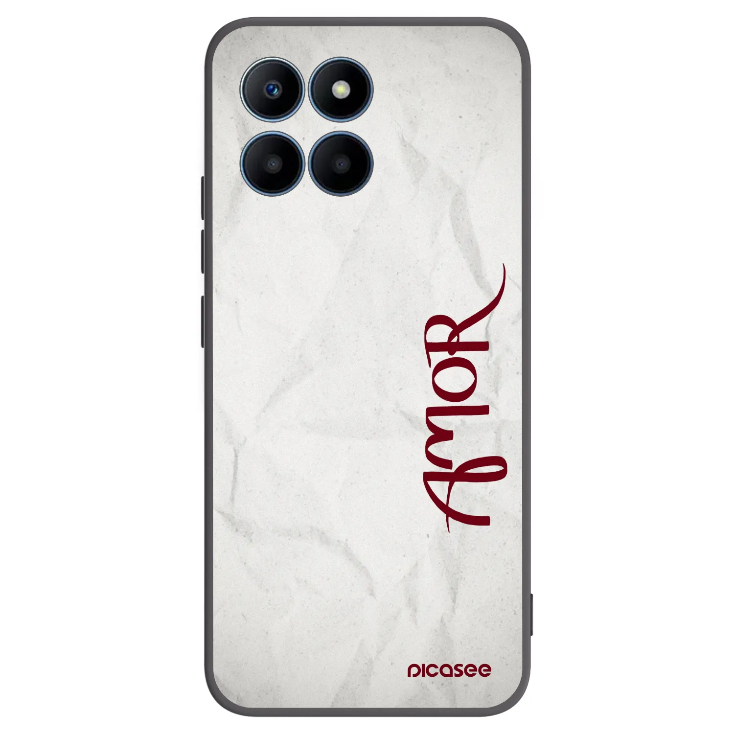 Picasee fekete szilikon tok az alábbi mobiltelefonokra Honor 70 Lite - Amor