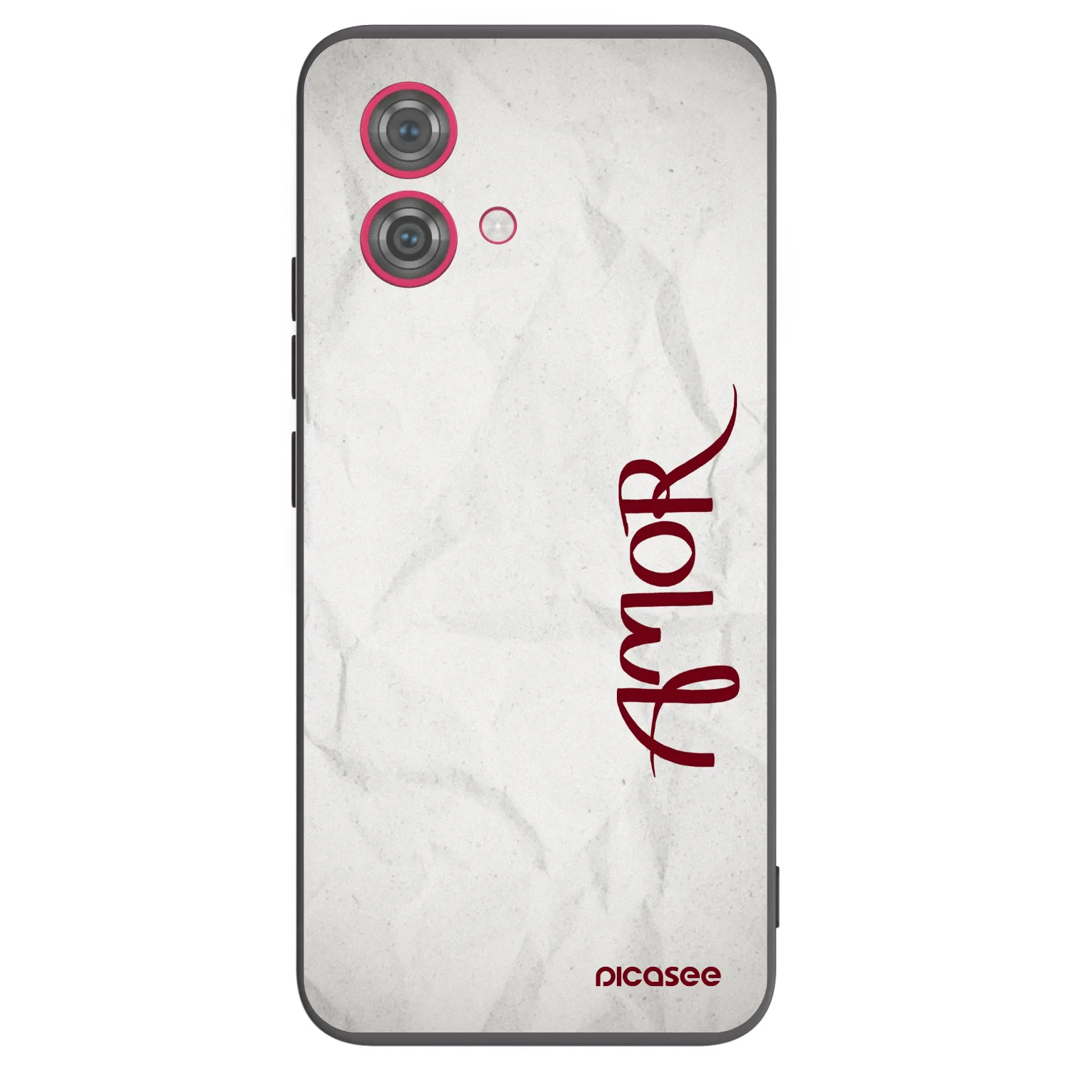 Picasee fekete szilikon tok az alábbi mobiltelefonokra Motorola Moto G84 5G - Amor